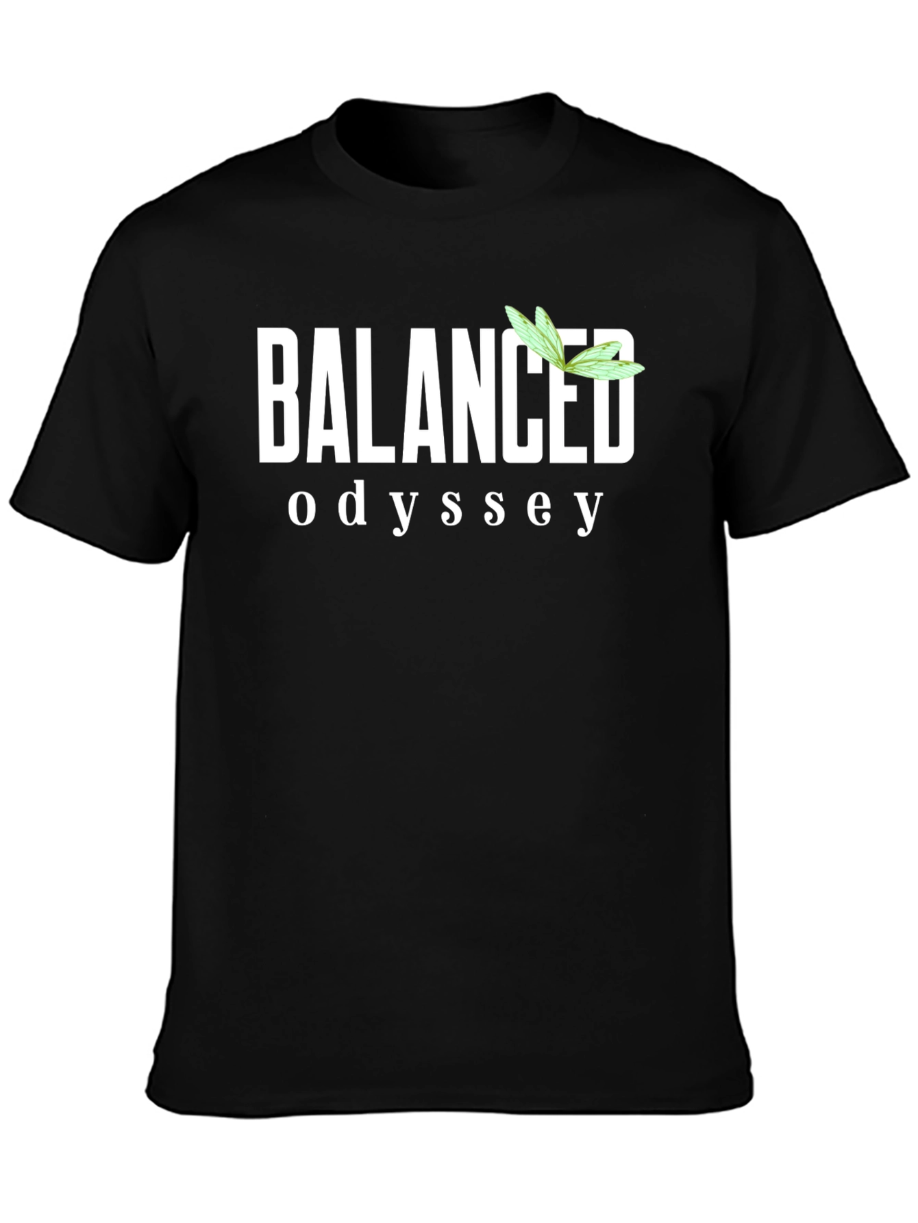 Black Balanced Odyssey Graphic Tee view 3
