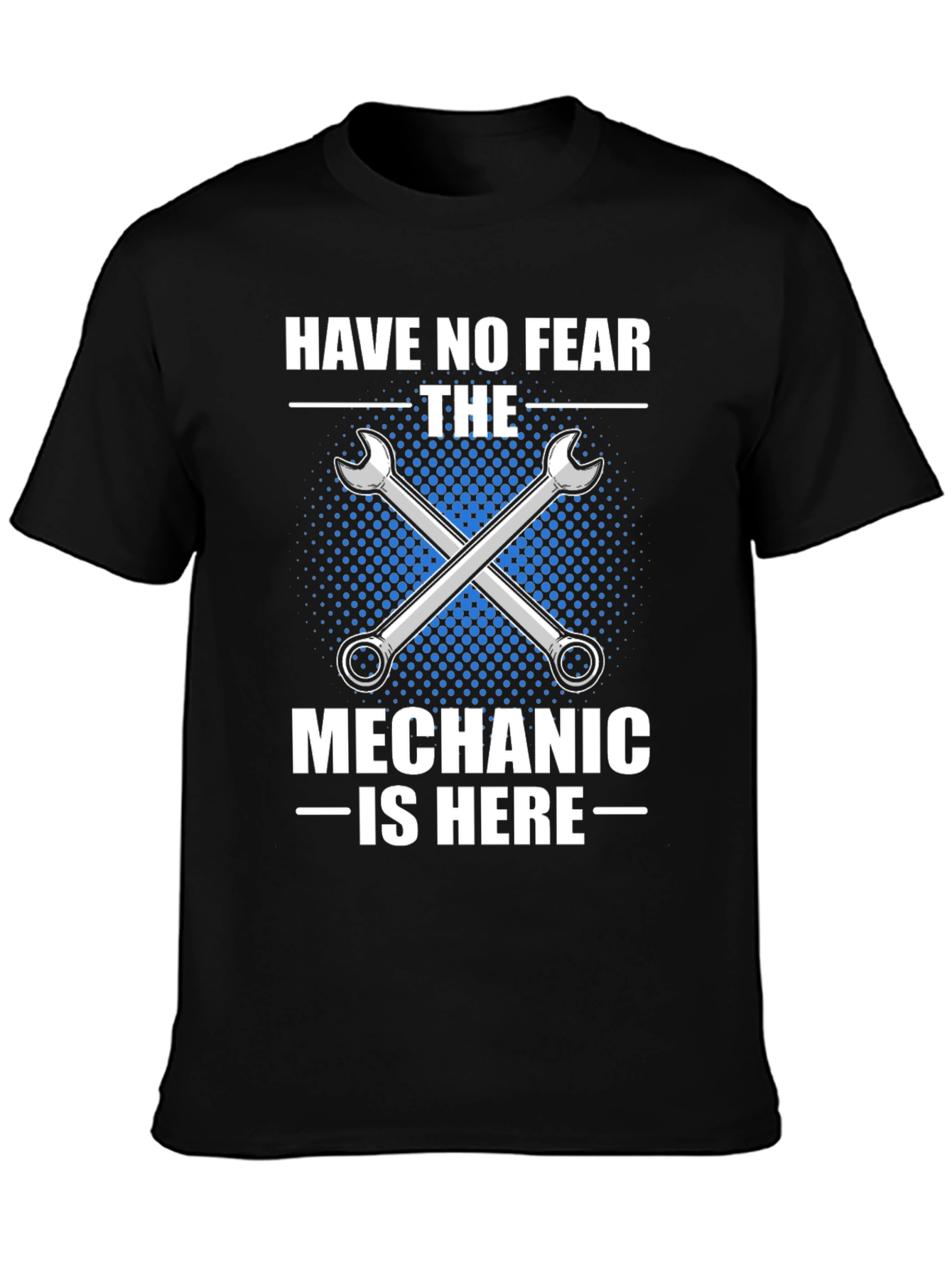 Black Mechanic T-Shirt - "Have No Fear" view 3