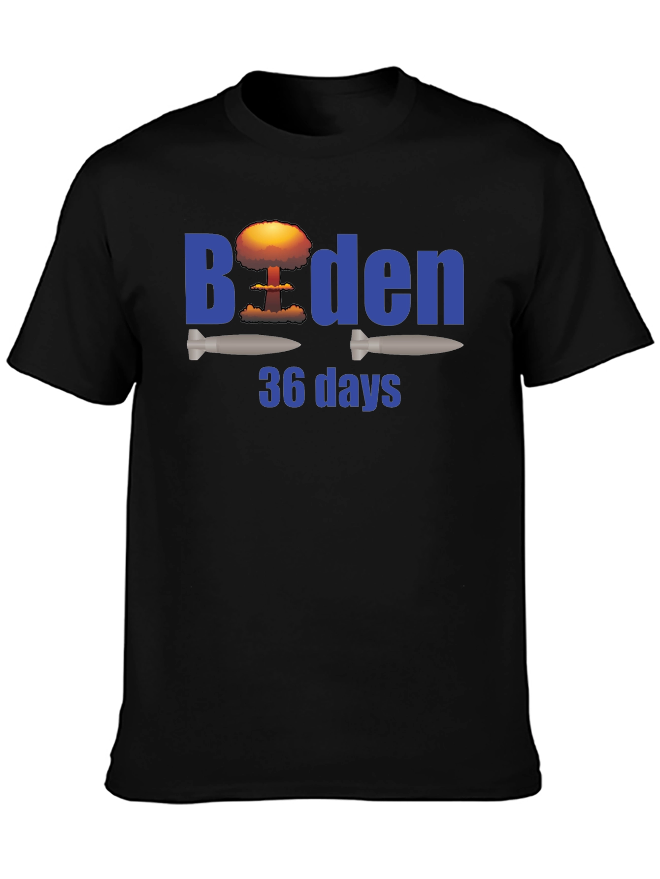 Black Biden 36 Days T-Shirt view 3