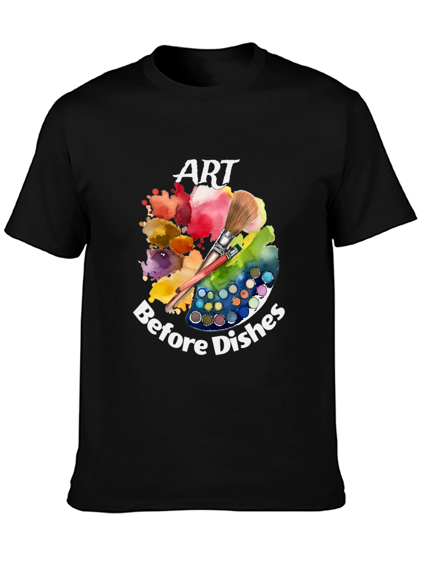 Art Before Dishes T-Shirt - 3