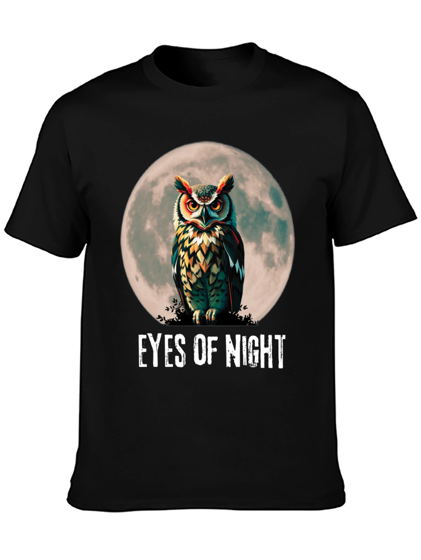 Black Eyes of Night Owl Graphic Tee view 3