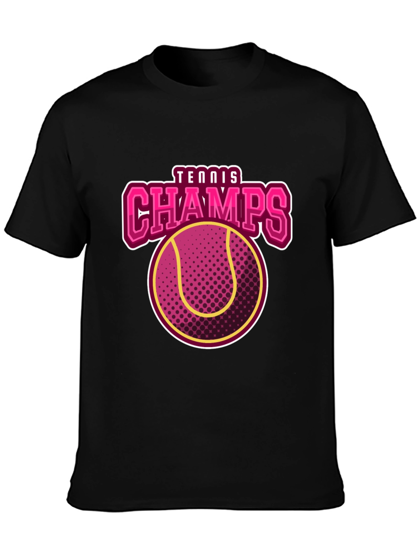 Black Tennis Champs Graphic Tee view 3