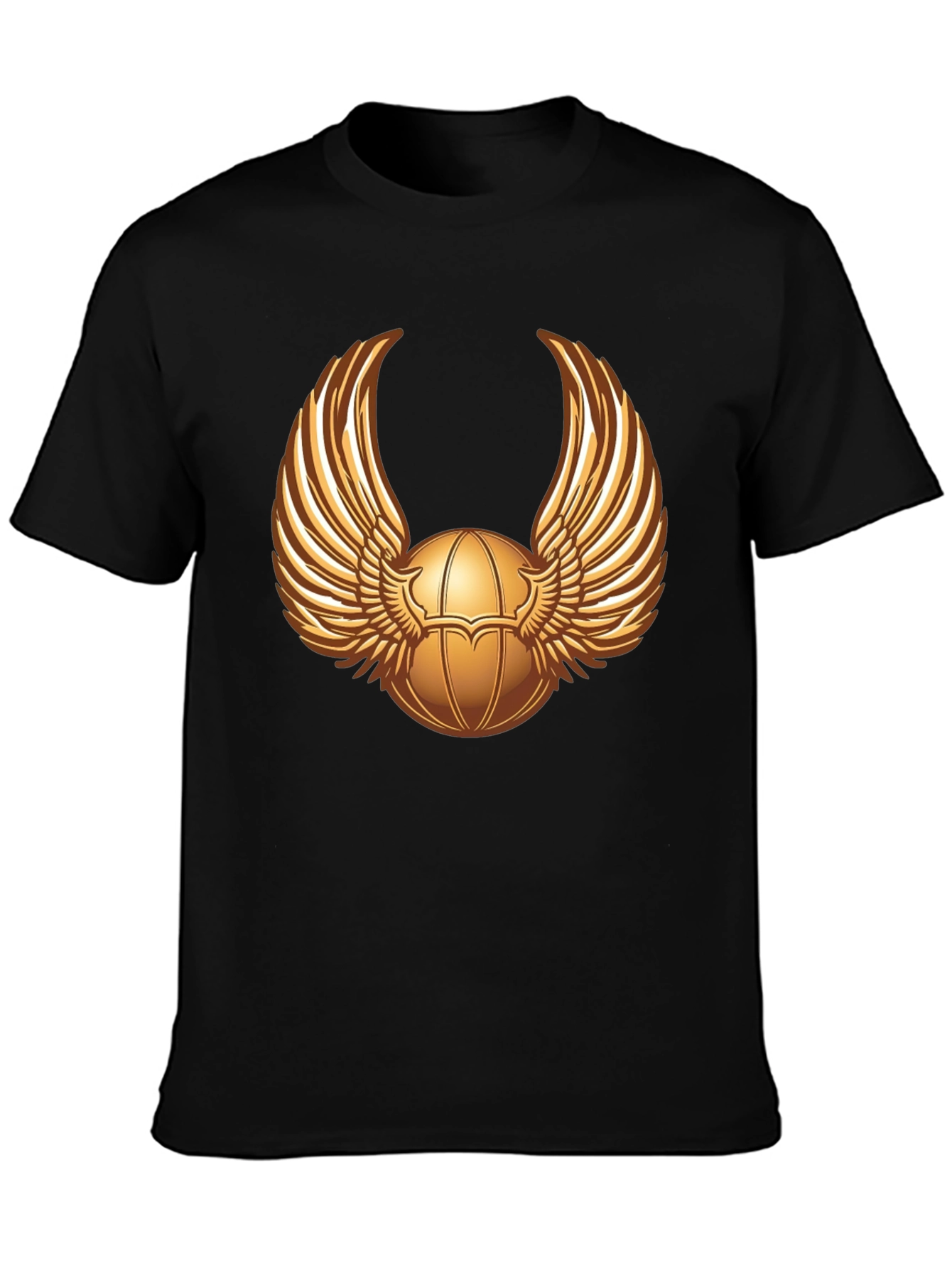 Black Winged Scarab Graphic Tee - Premium Cotton view 3