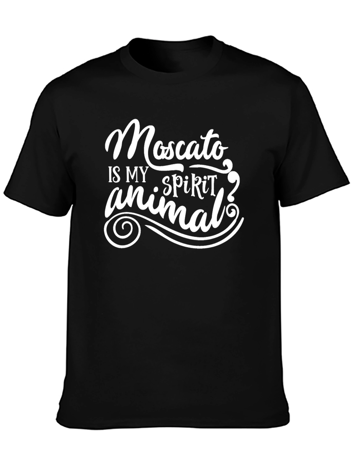 Black Moscato Spirit Animal Graphic Tee view 3