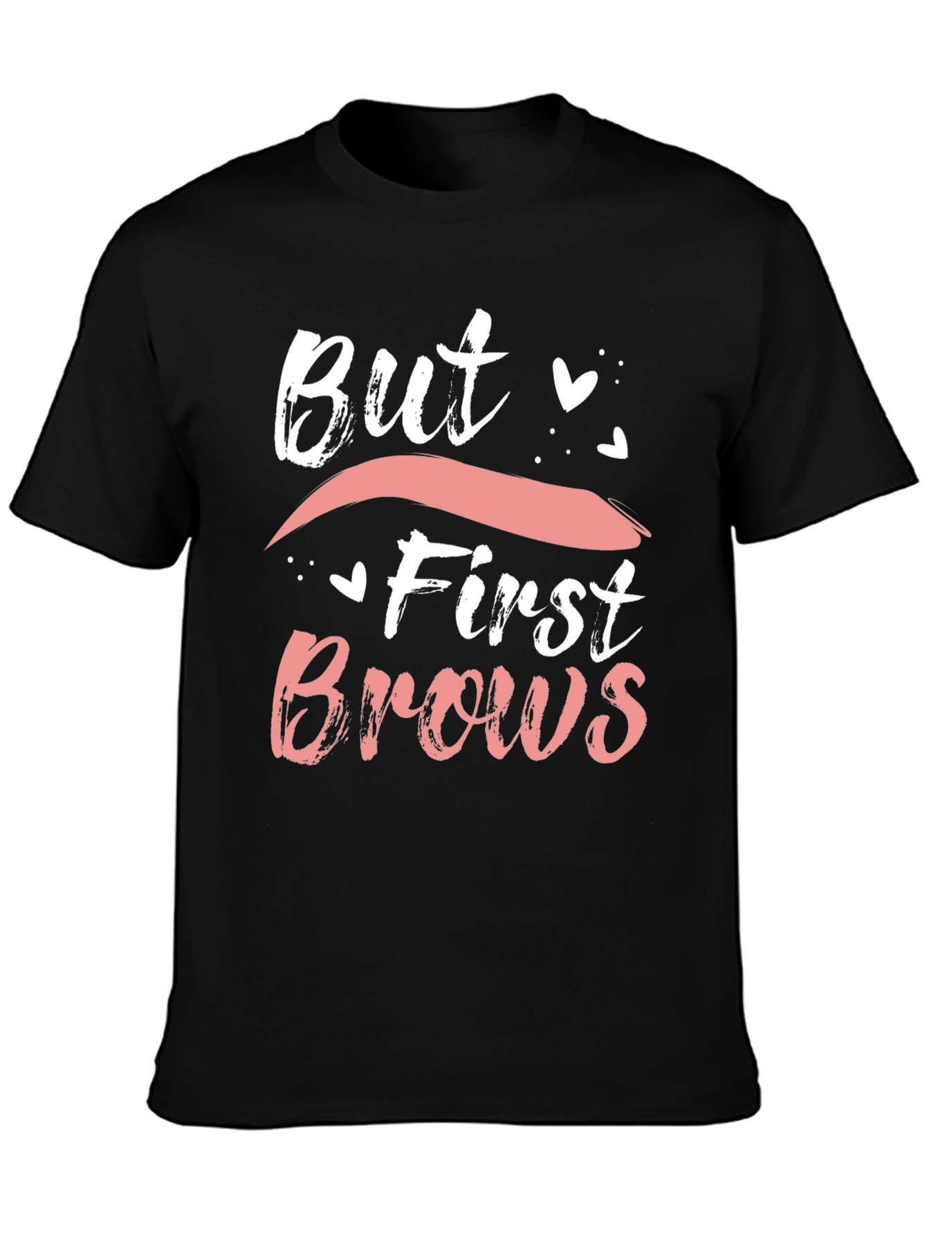 Black But First Brows Graphic Tee - Stylish and Trendy view 3
