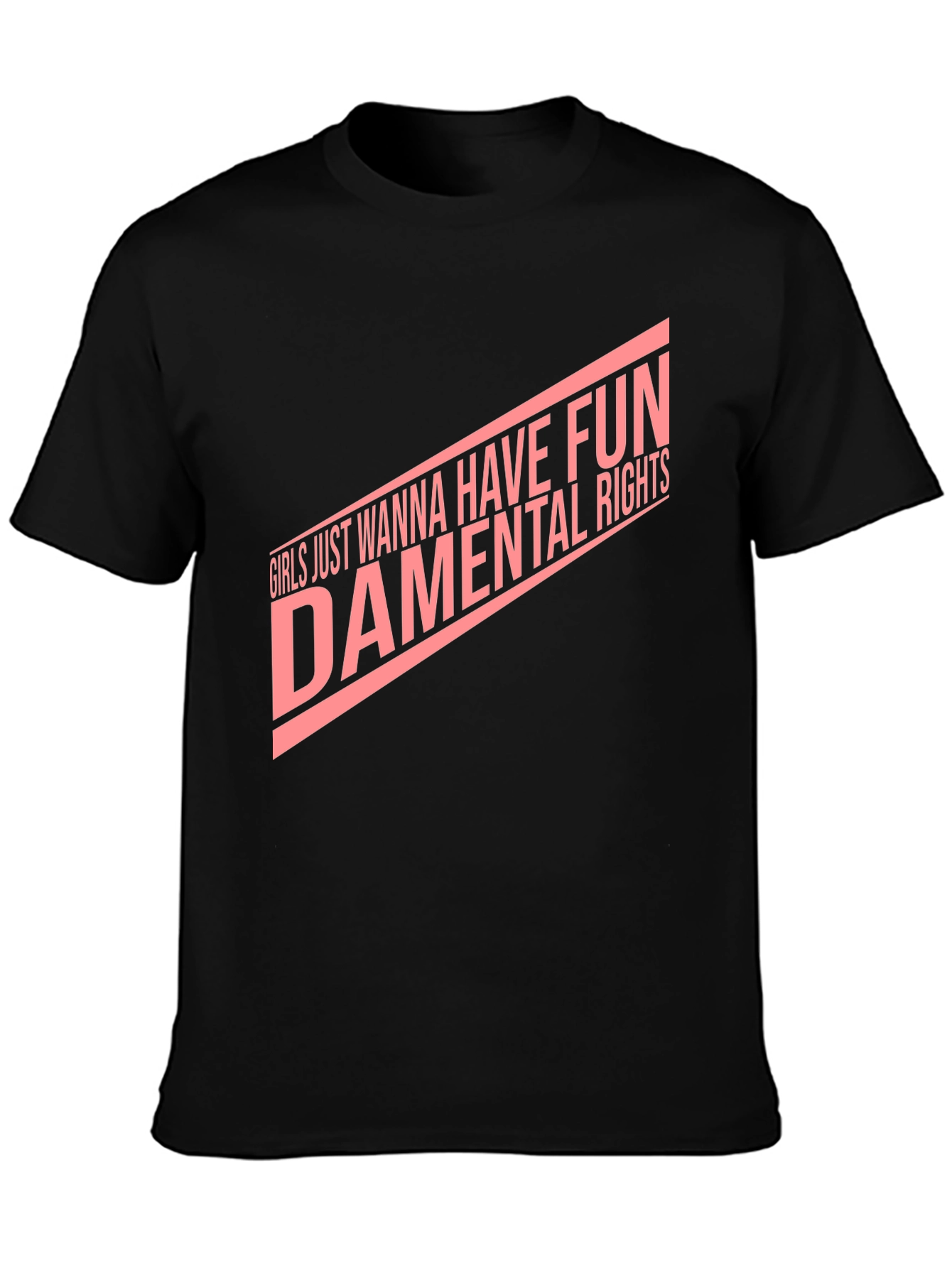 Black Girls Just Wanna Have Fun-damental Rights T-Shirt view 3