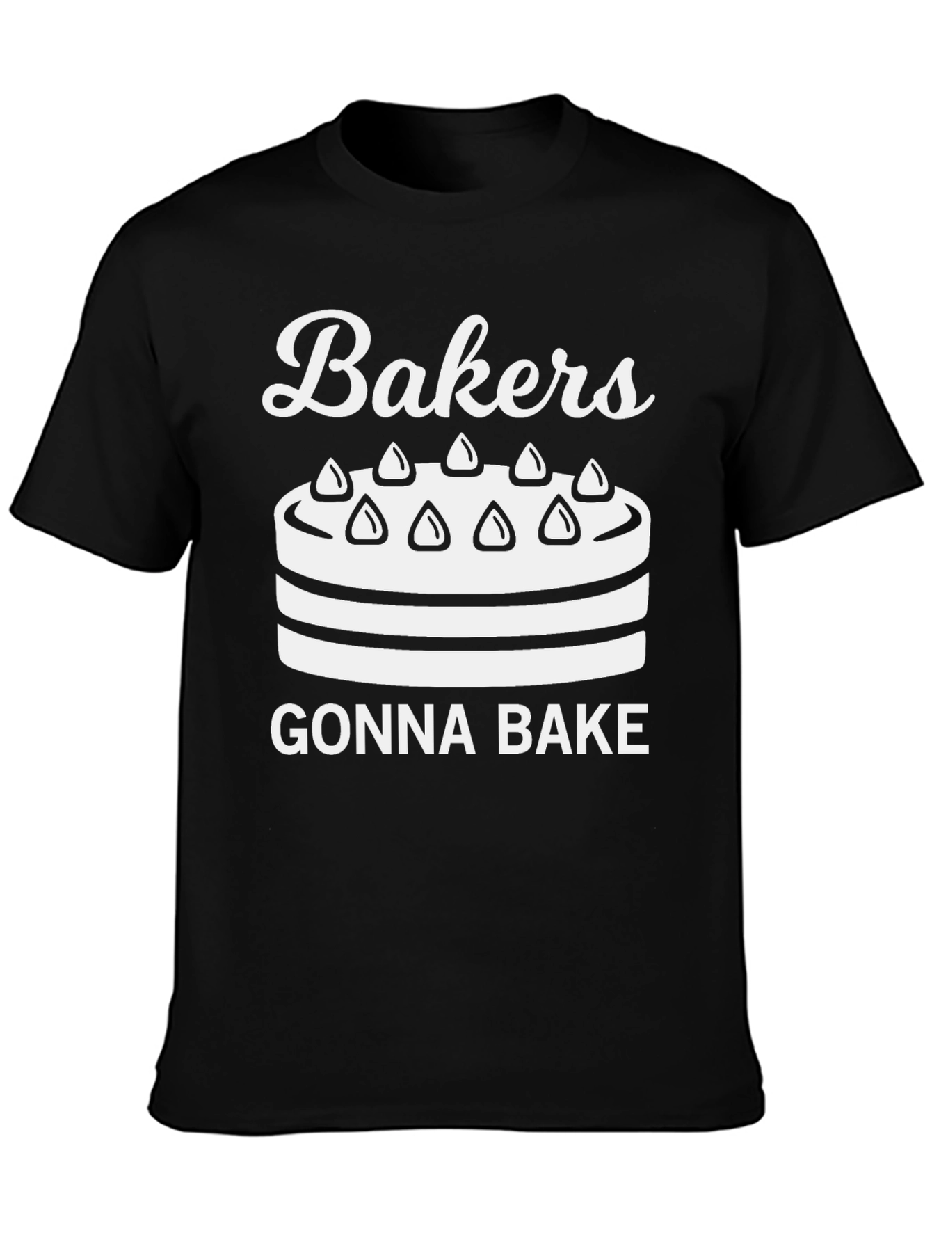 Black Bakers Gonna Bake T-Shirt - Funny Baking Tee view 3