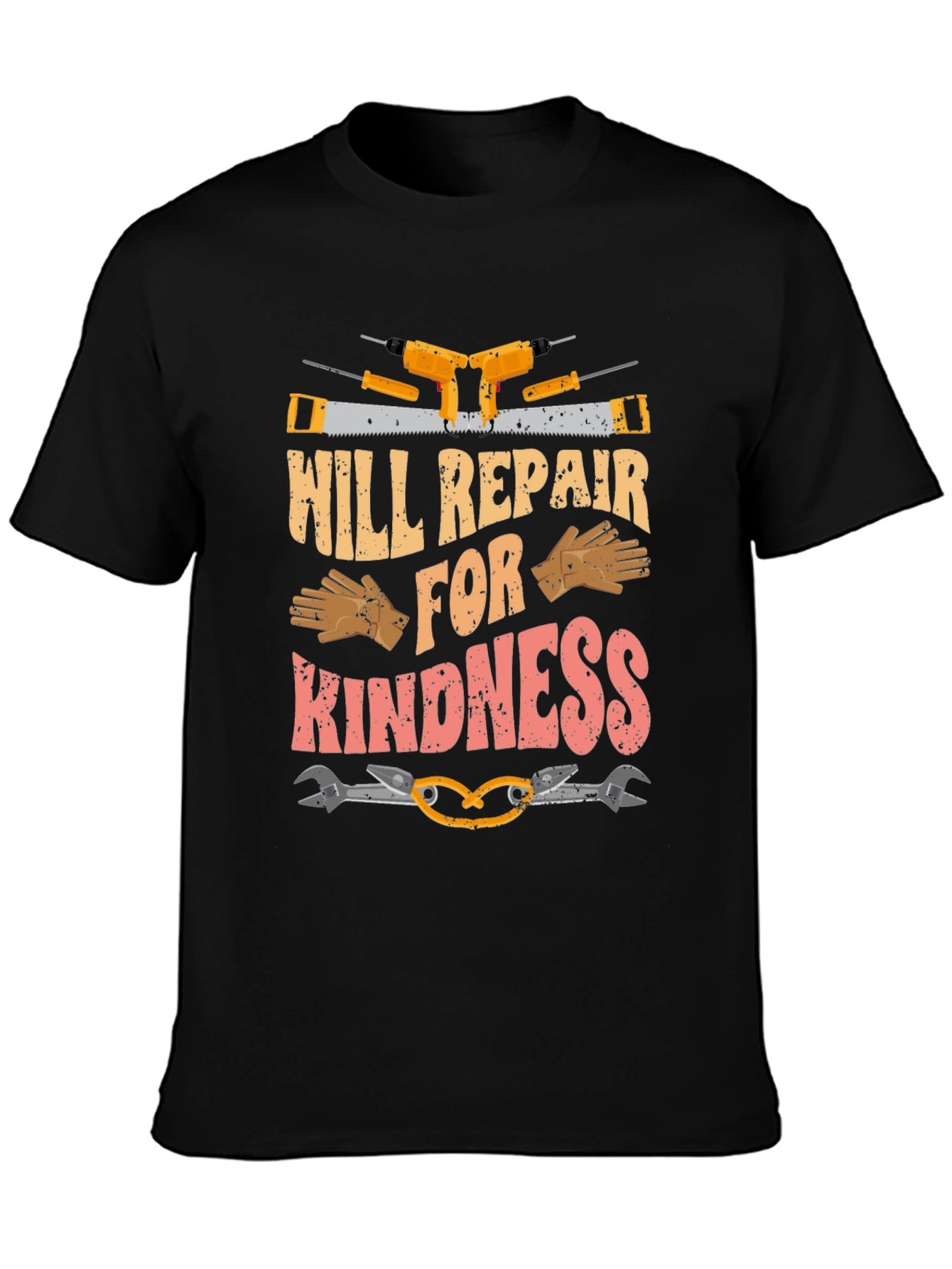 Black Will Repair for Kindness T-Shirt view 3