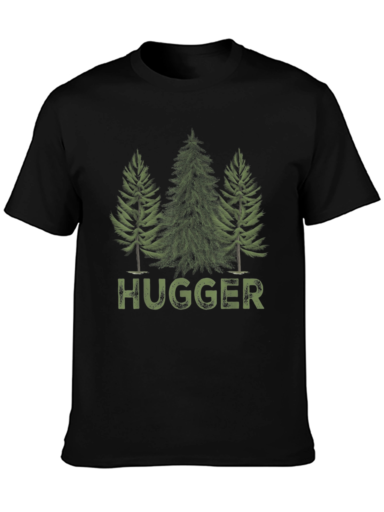 Black Tree Hugger Graphic Tee view 3