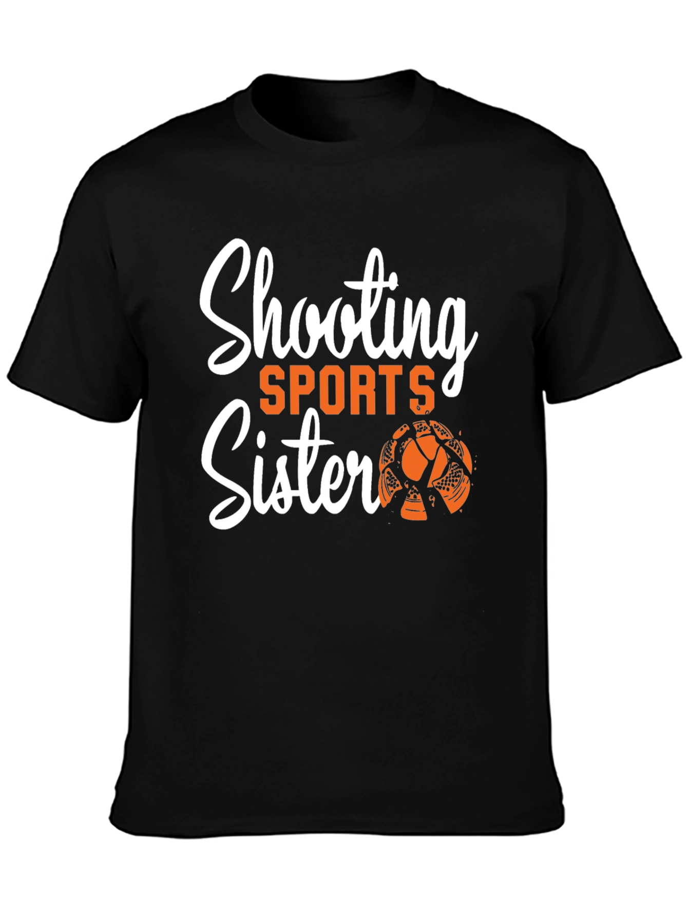 Black Shooting Sports Sister Graphic Tee view 3