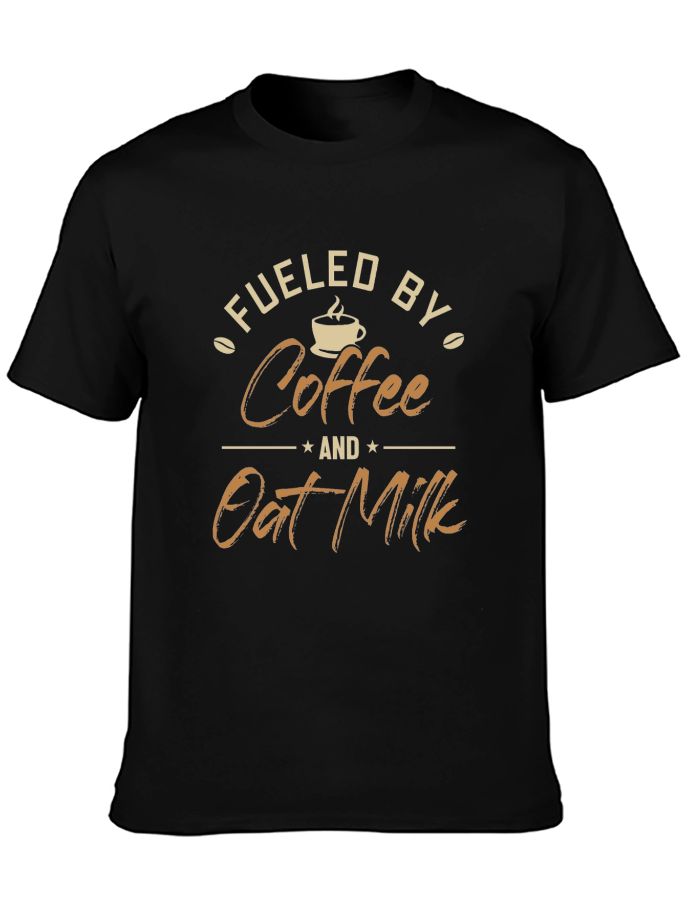 Fueled By Coffee and Oat Milk T-Shirt - 3