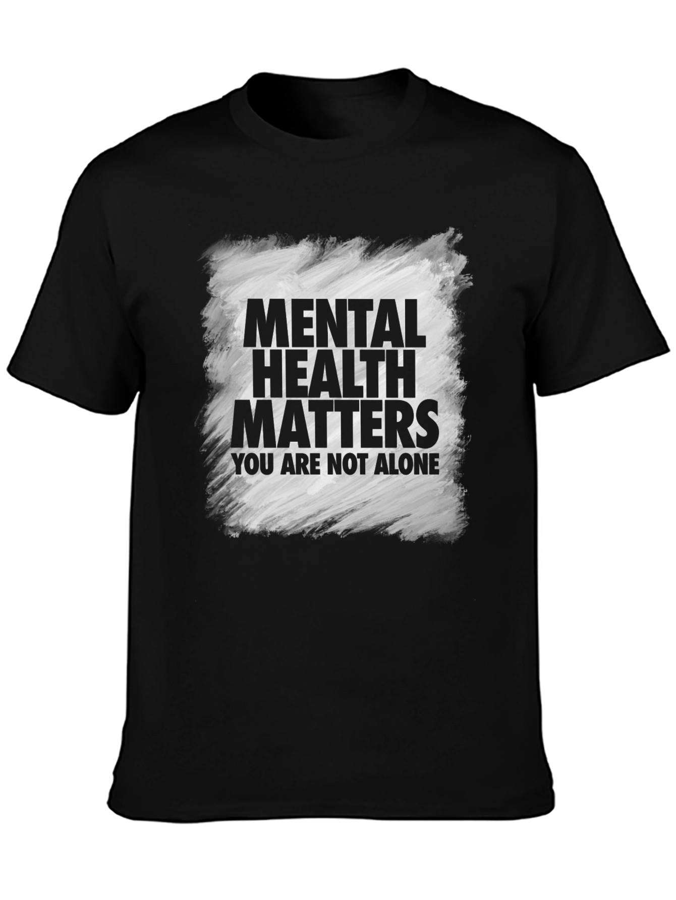 Black Mental Health Matters T-Shirt - You Are Not Alone  view 3