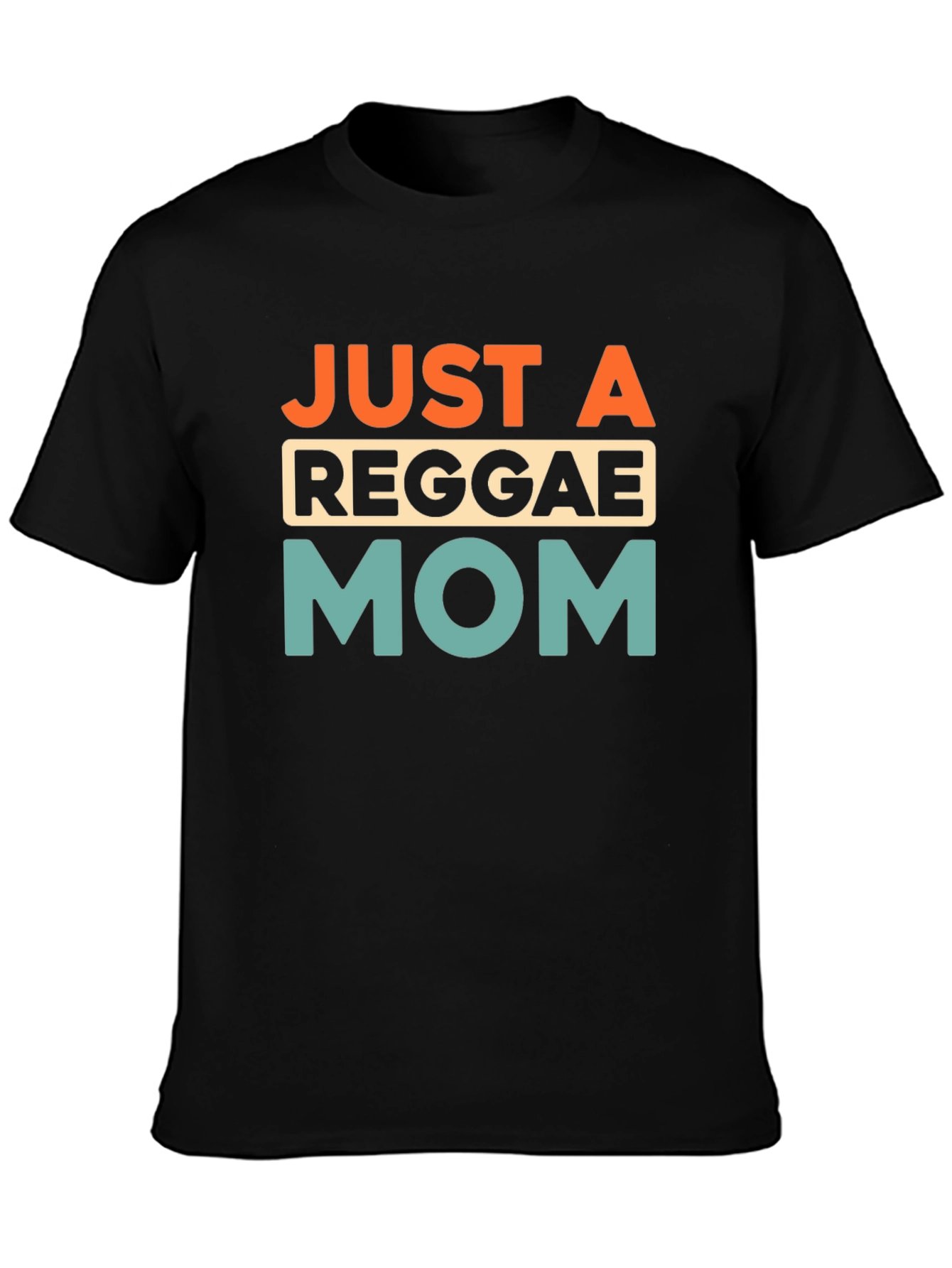 Black Just A Reggae Mom Graphic Tee - Black view 3