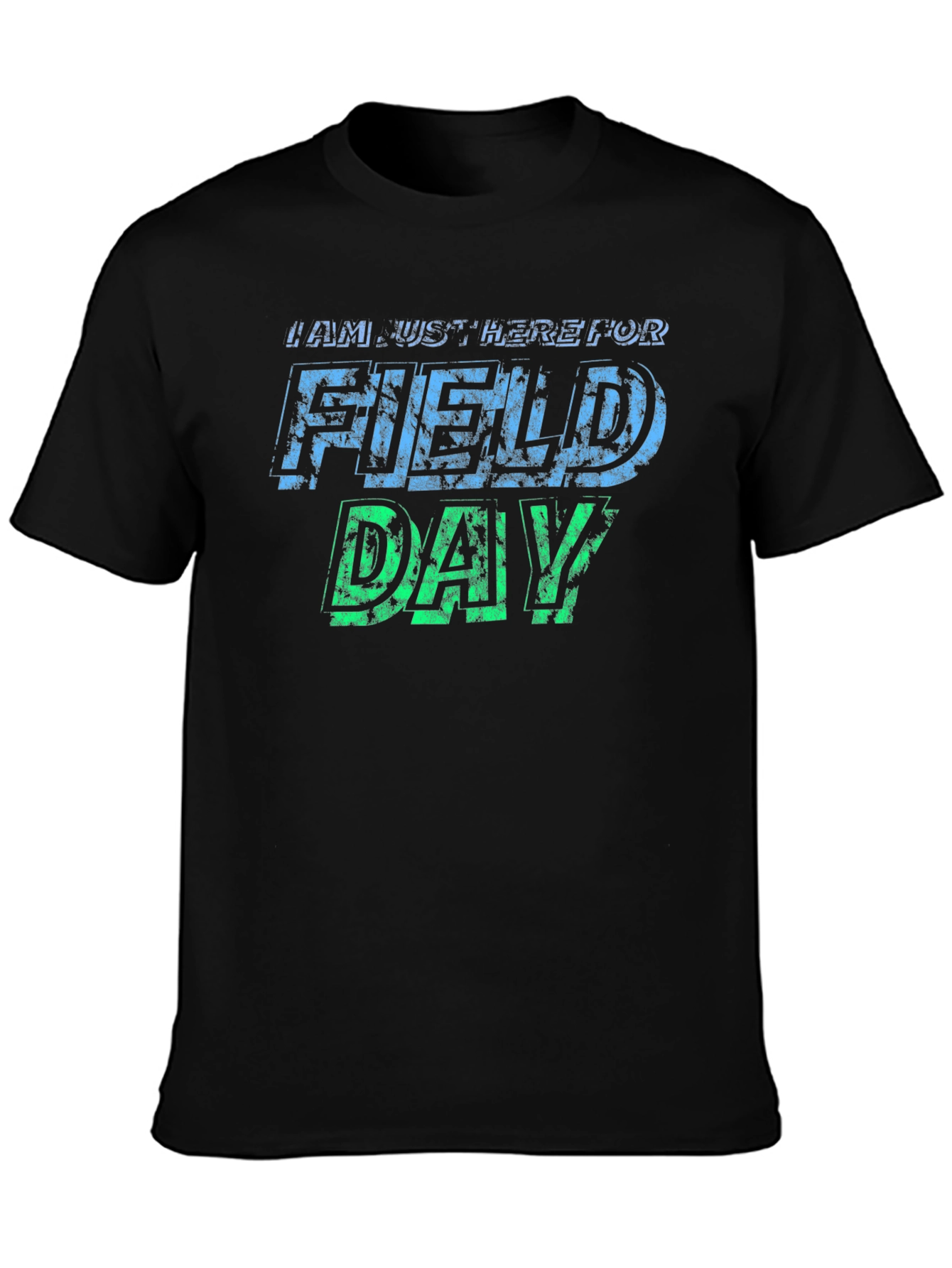 Black Field Day T-Shirt - Novelty Graphic Tee view 3
