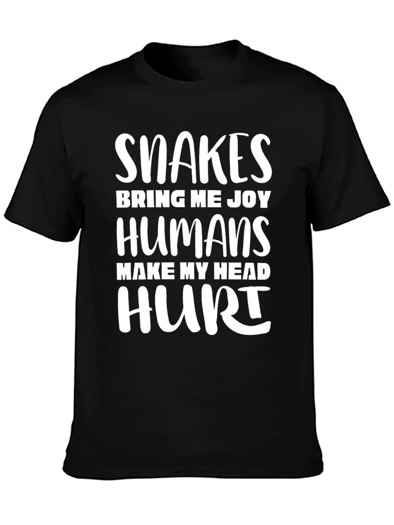 Black Snakes Bring Me Joy T-Shirt: Funny Reptile Lover Tee view 3