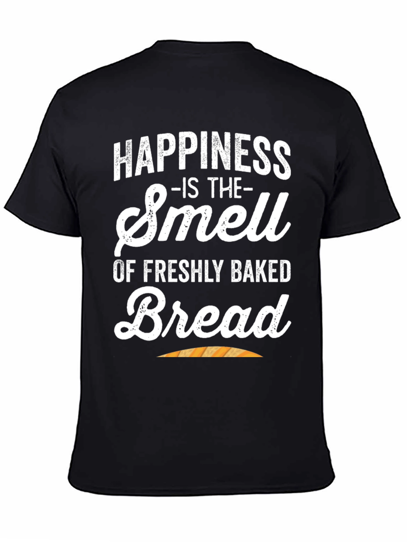 Black Happiness is Freshly Baked Bread T-Shirt view 4