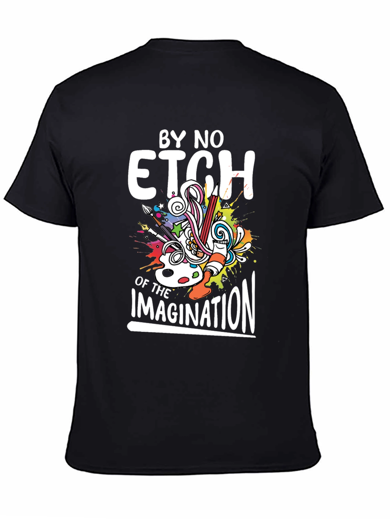 Black By No Etch Imagination Graphic Tee view 4