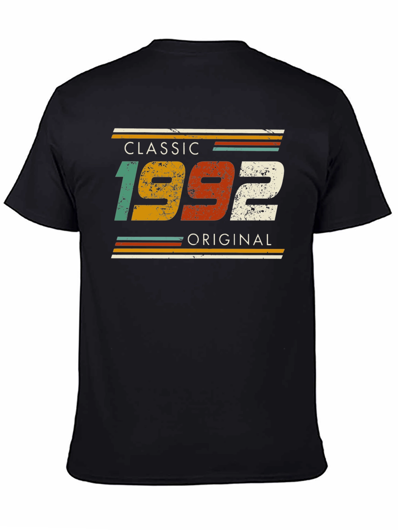 Black Classic 1992 Original Graphic T-Shirt view 4