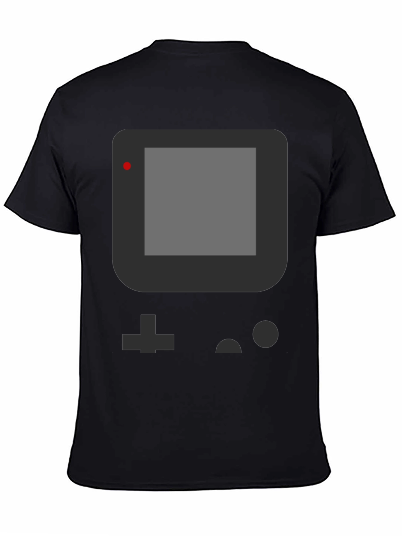 Black Retro Game Console T-Shirt - Black Gaming Tee view 4