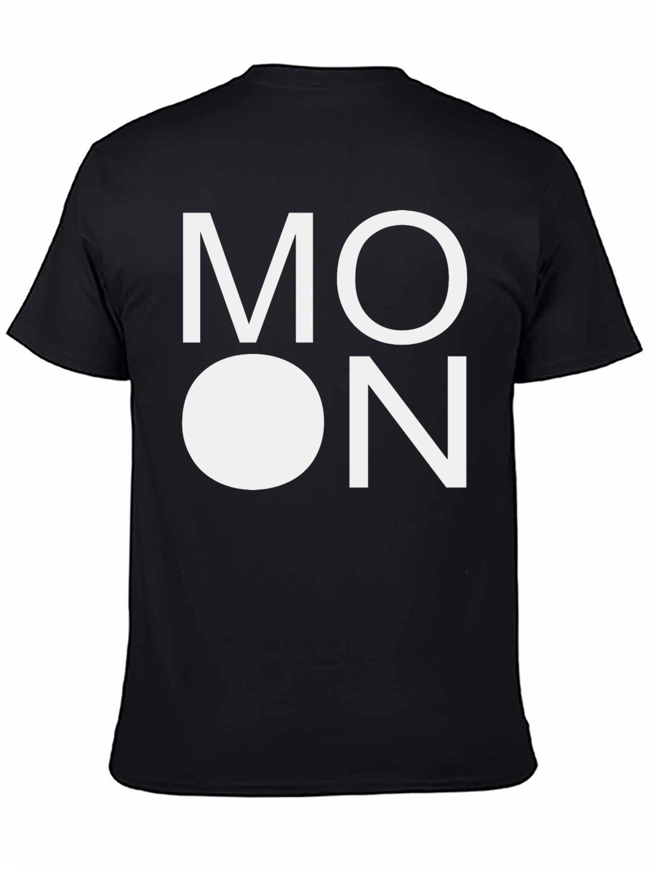 Black Moon Graphic Black T-Shirt view 4