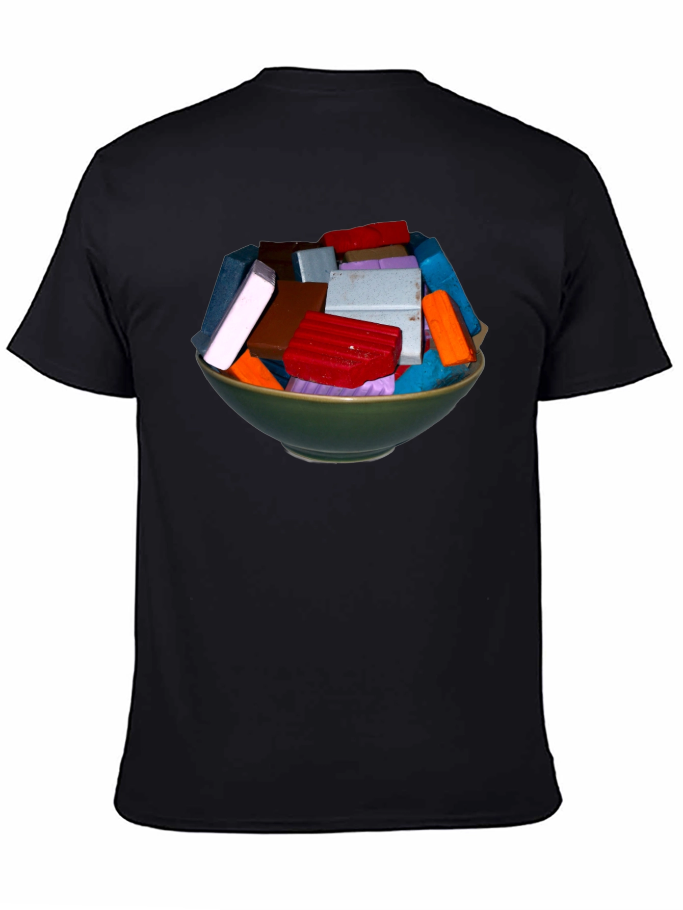 Black Bowl of Soap T-Shirt view 4