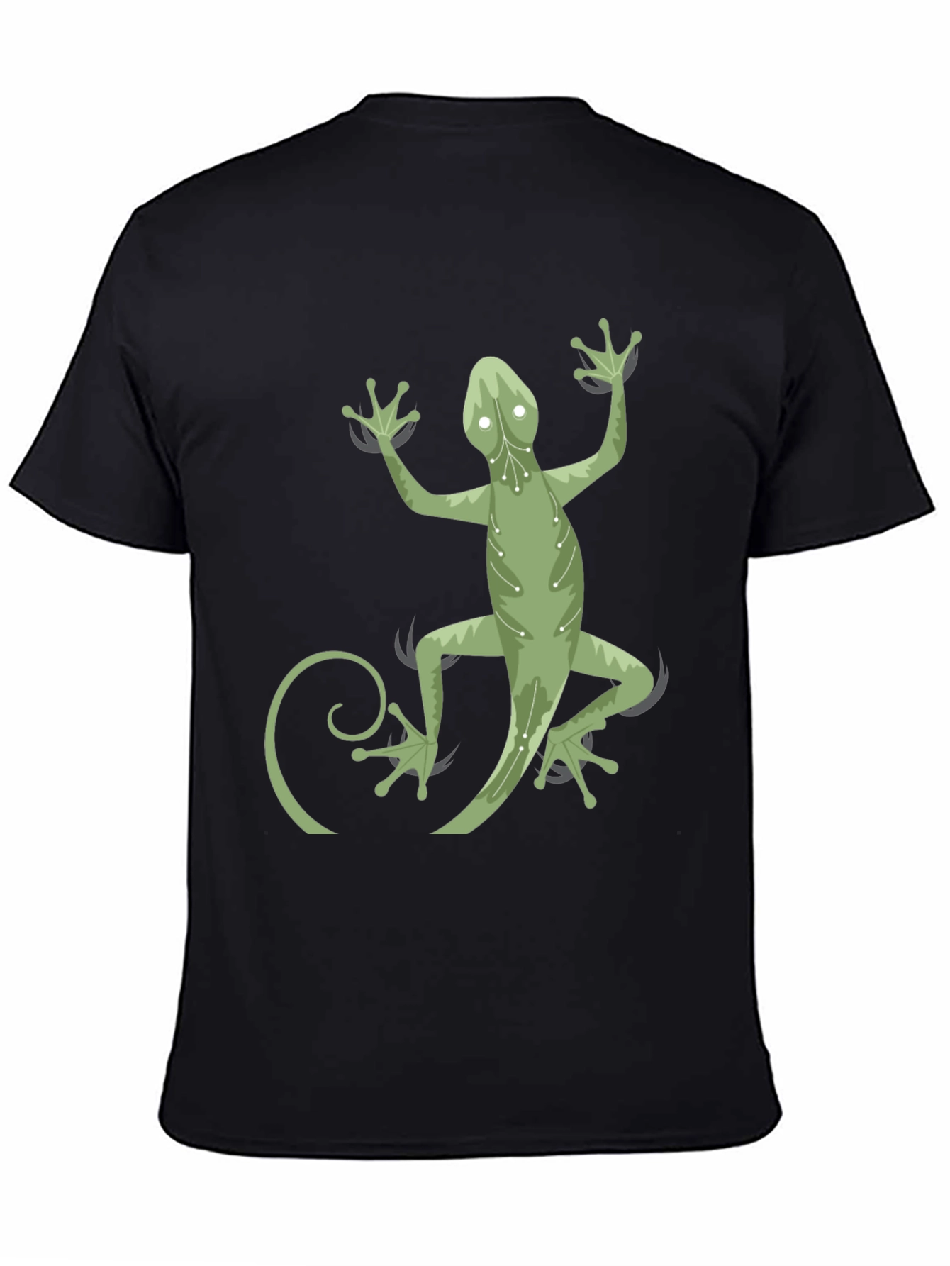 Black Gecko Circuitry Graphic Tee - Cool Casual Wear view 4