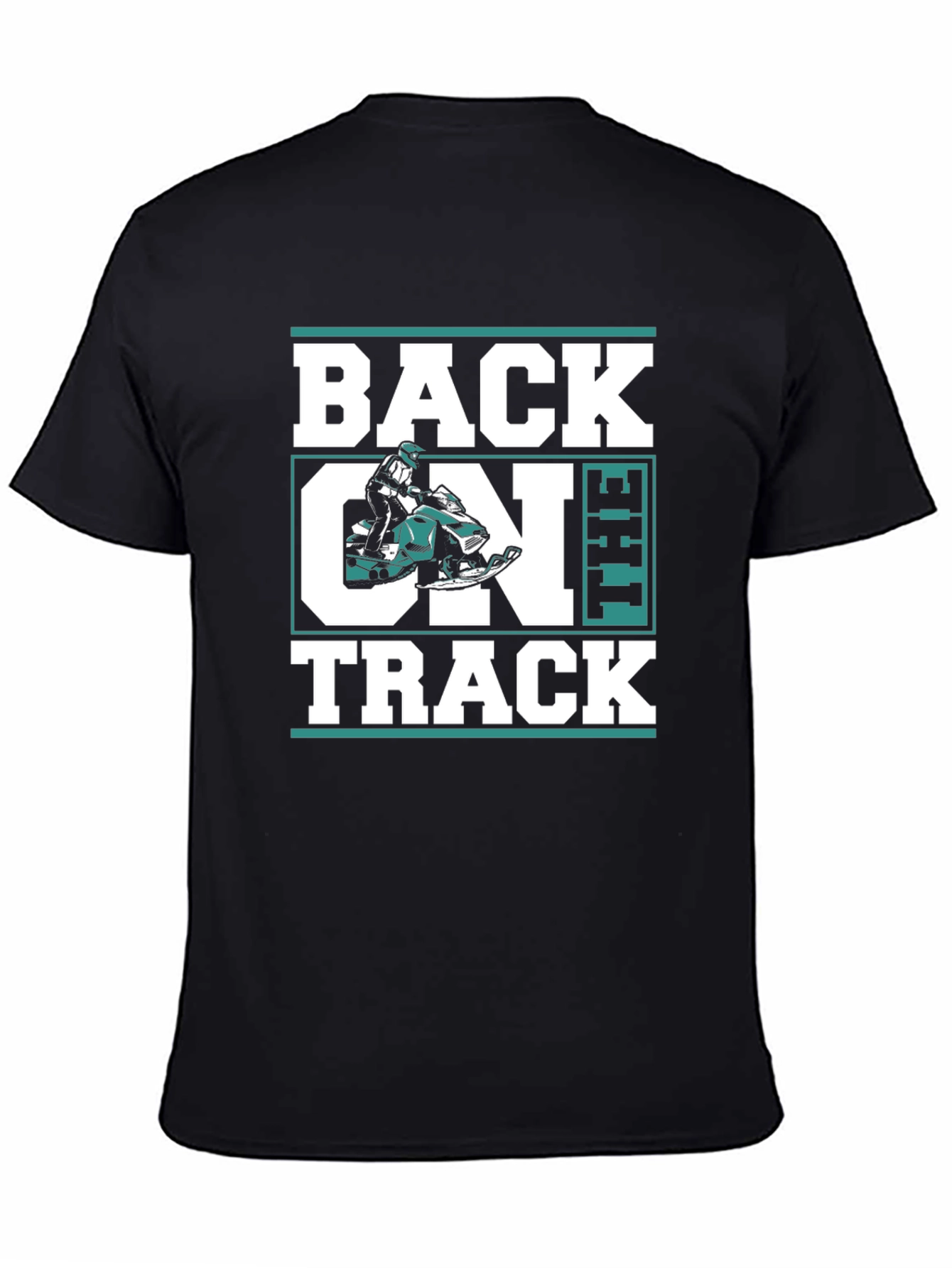 Black Back On The Track Graphic Tee view 4