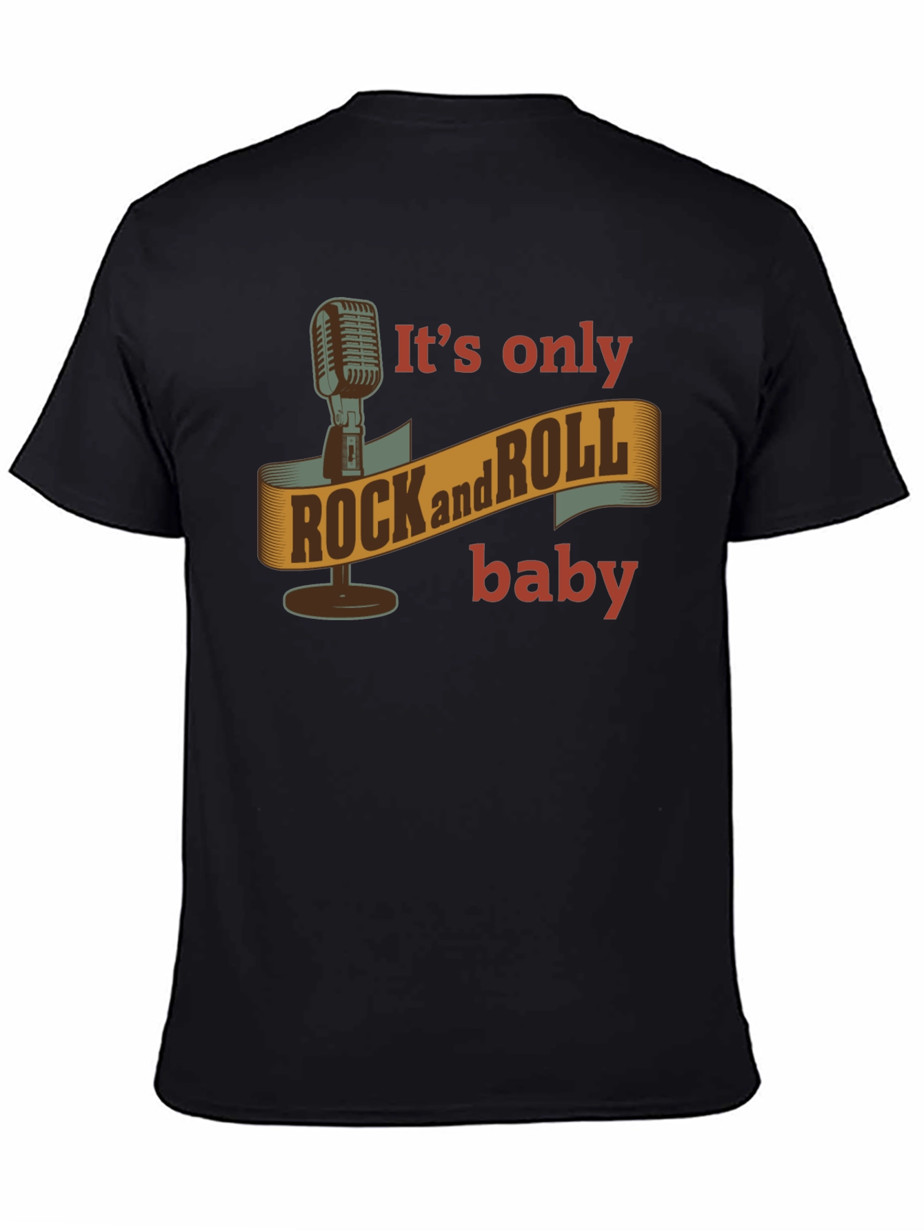 Black Rock and Roll Baby Graphic Tee view 4
