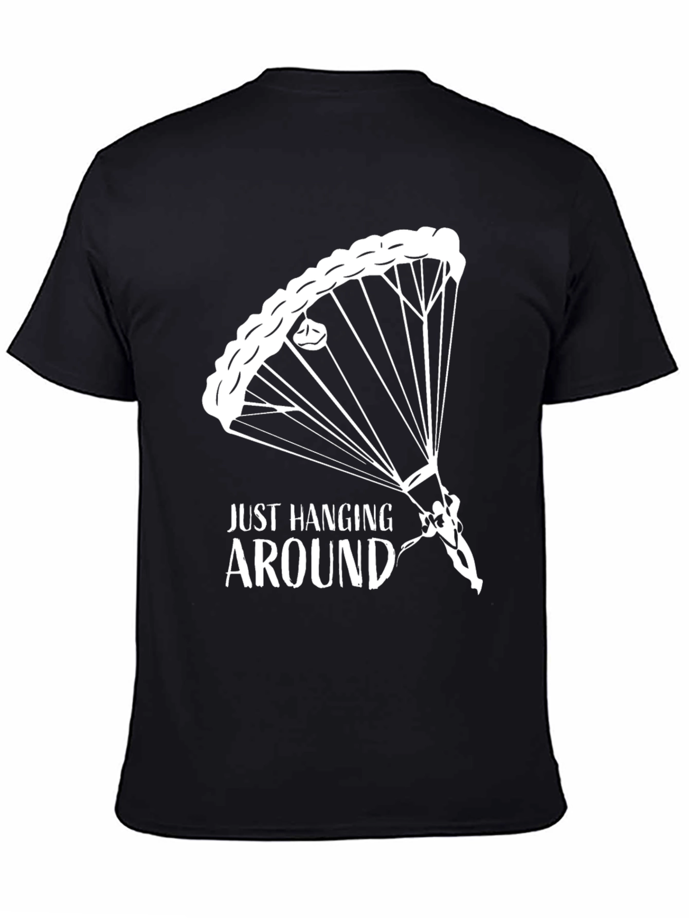 Black Just Hanging Around T-Shirt view 4