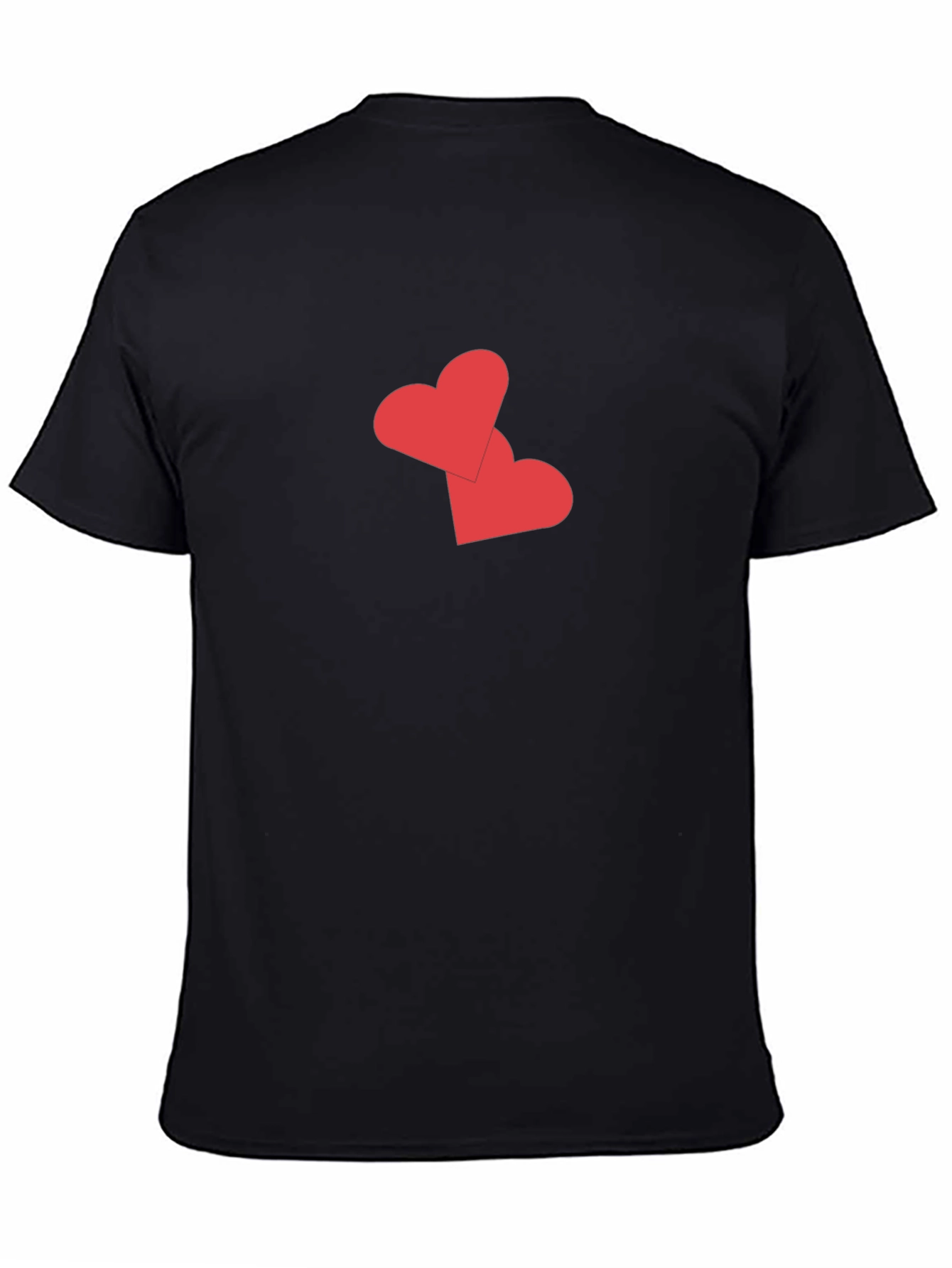 Black Heart Graphic Black T-Shirt view 4