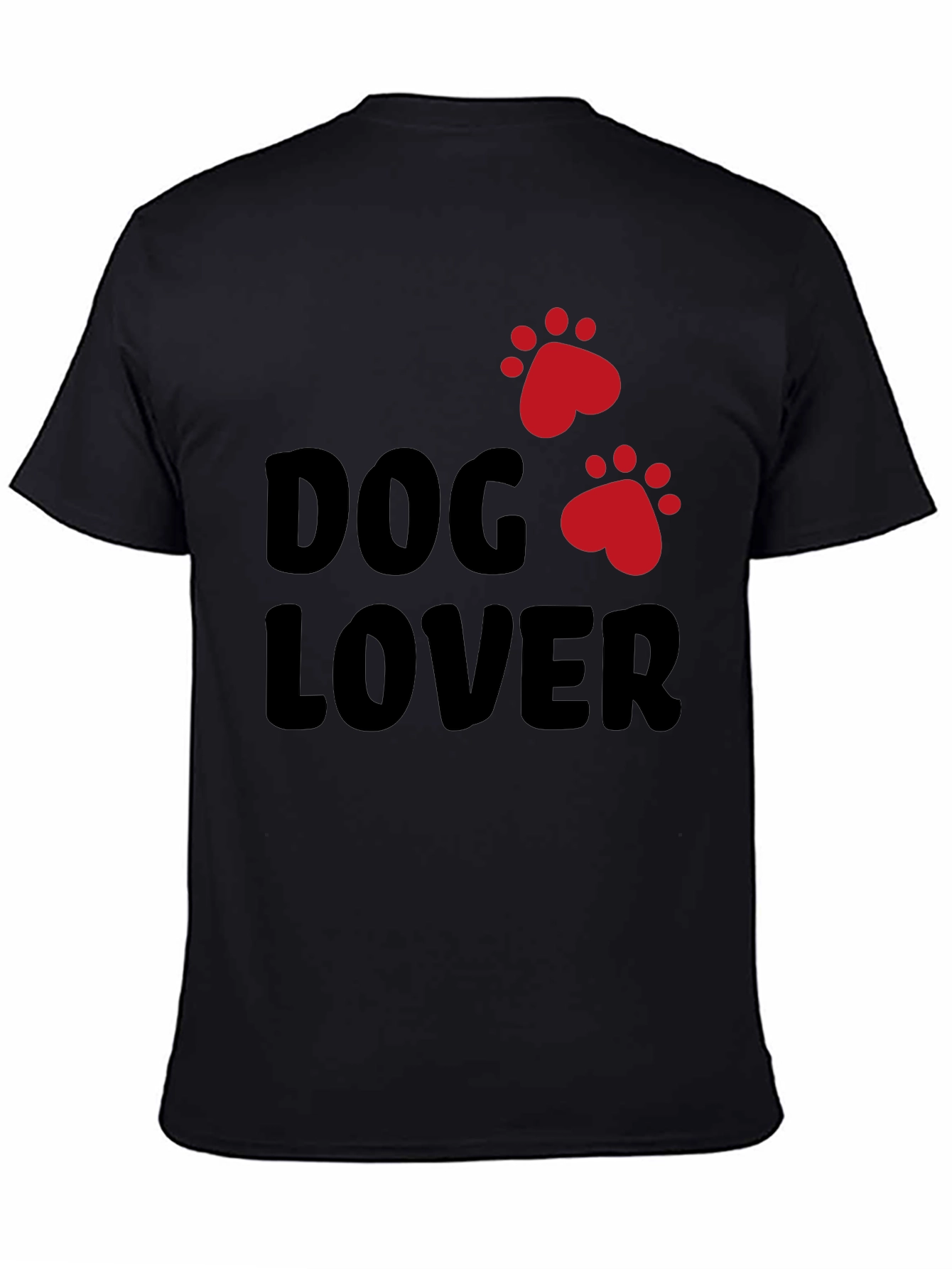 Black Dog Lover Graphic Tee - Casual Wear view 4