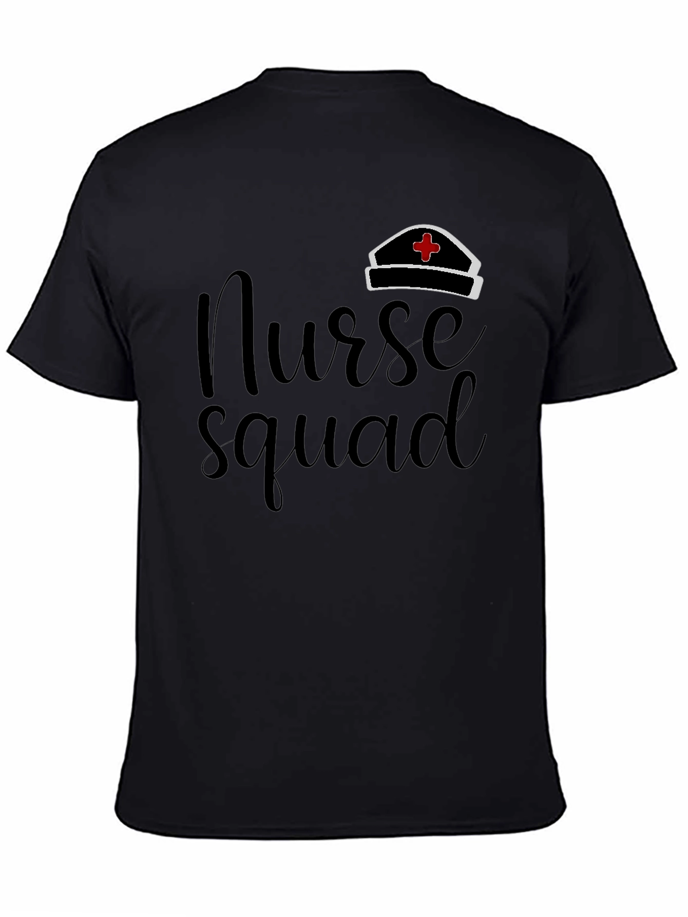 Black Nurse Squad T-Shirt - Medical Hero Apparel view 4