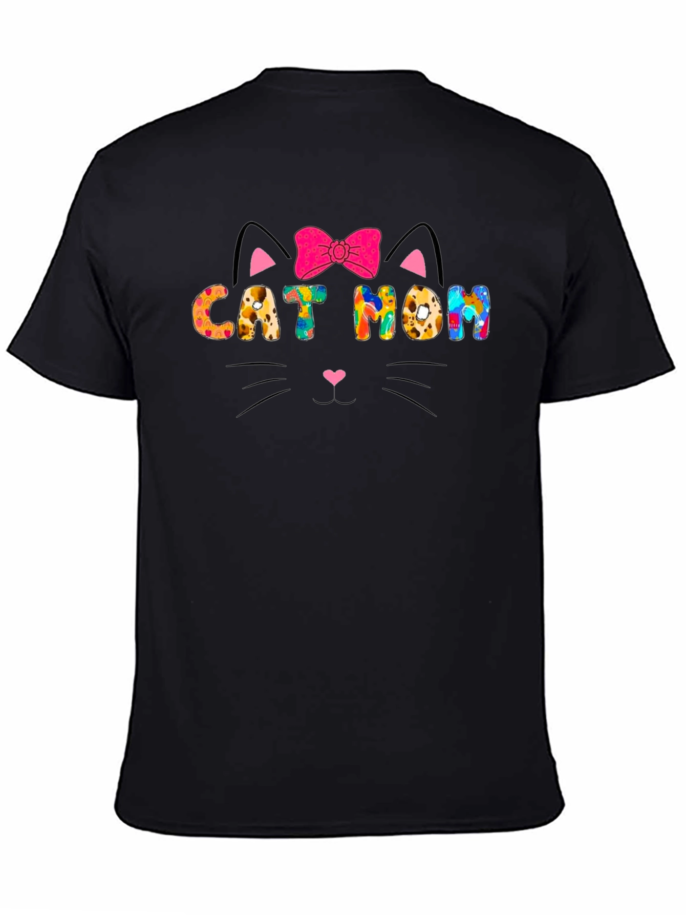Black Cat Mom T-Shirt - Cute Cat Lover Tee view 4