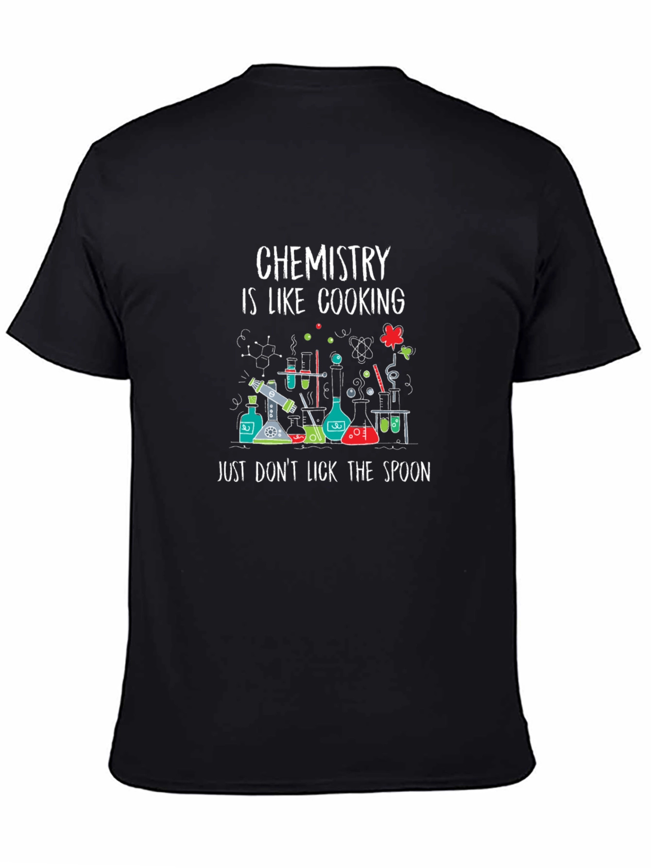 Black Chemistry is Like Cooking T-Shirt view 4