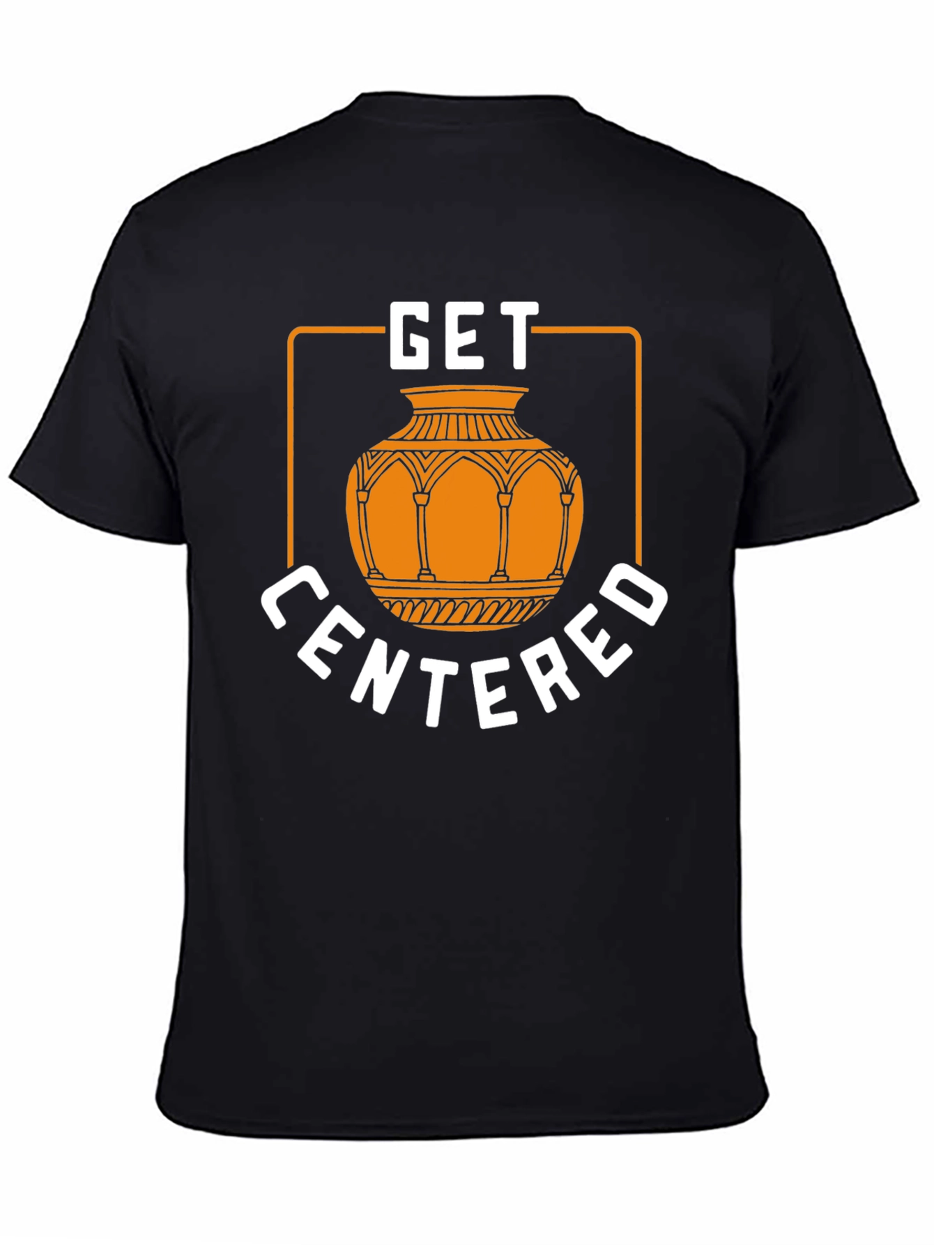 Black Get Centered Graphic T-Shirt view 4