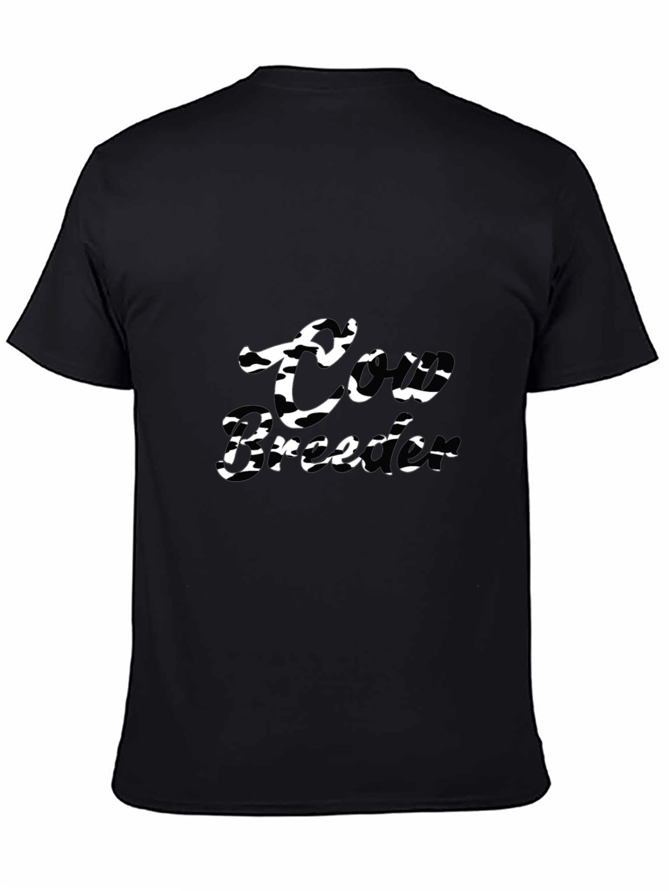Black Cow Breeder Black Graphic Tee view 4