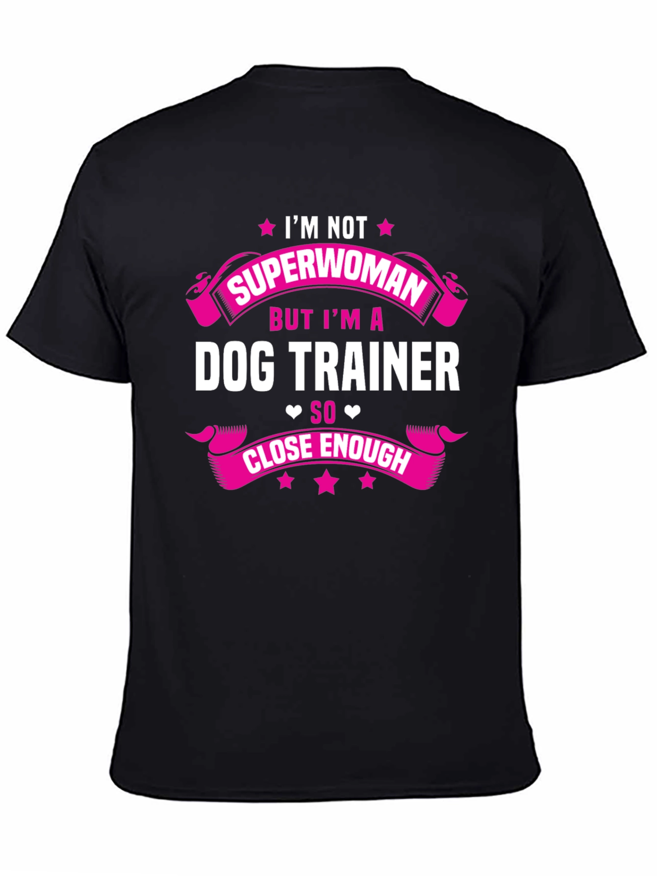Black Dog Trainer Superwoman T-Shirt view 4