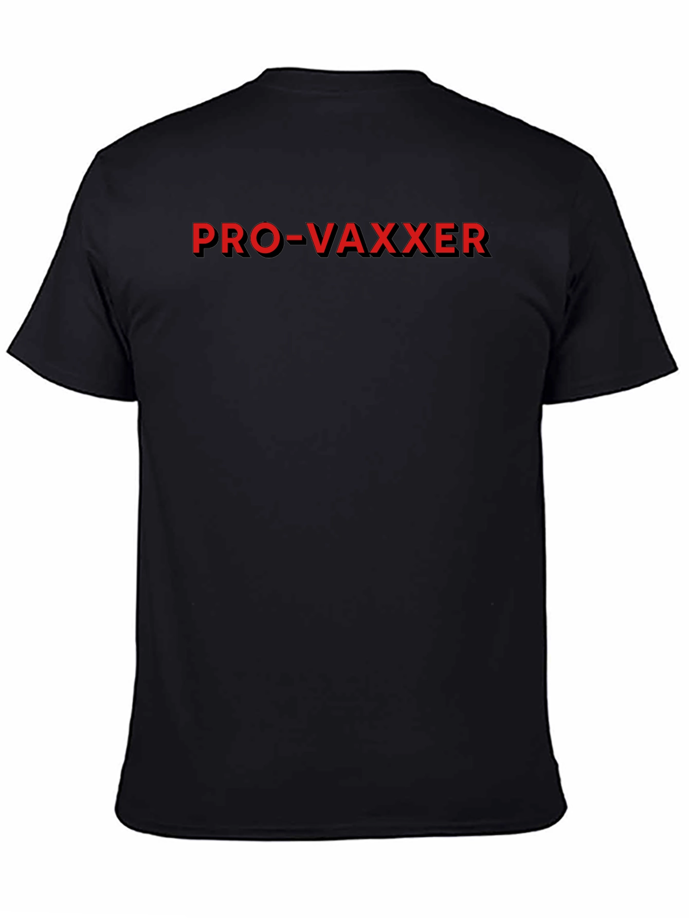 Black Pro-Vaxxer T-Shirt - Stand Up For Science! view 4