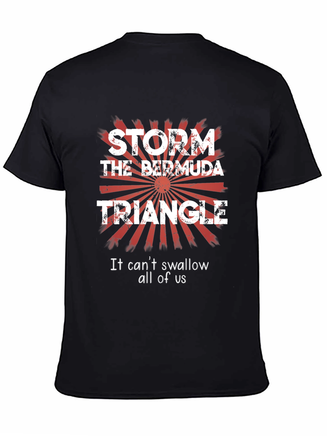 Black Storm the Bermuda Triangle Graphic T-Shirt view 4