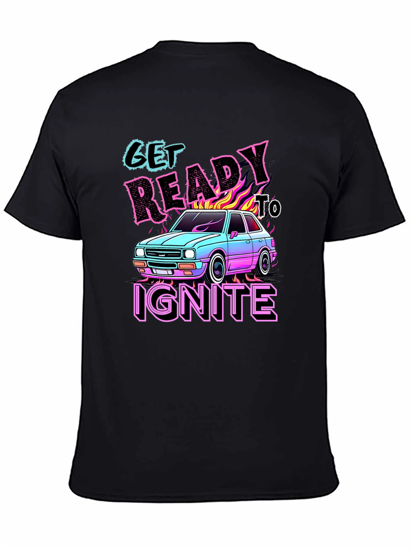 Black Get Ready to Ignite Graphic Tee view 4