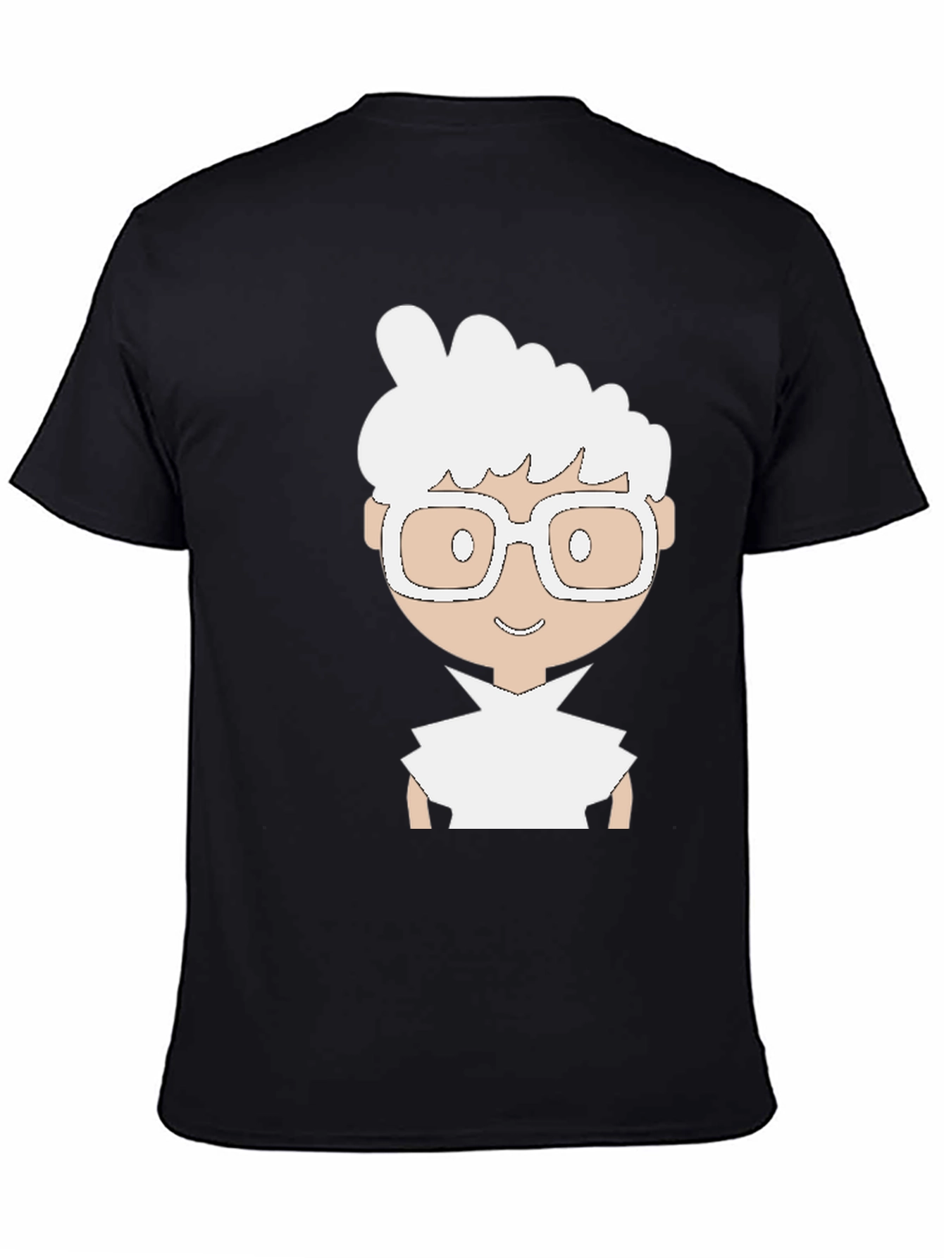 Black Cartoon Character T-Shirt view 4