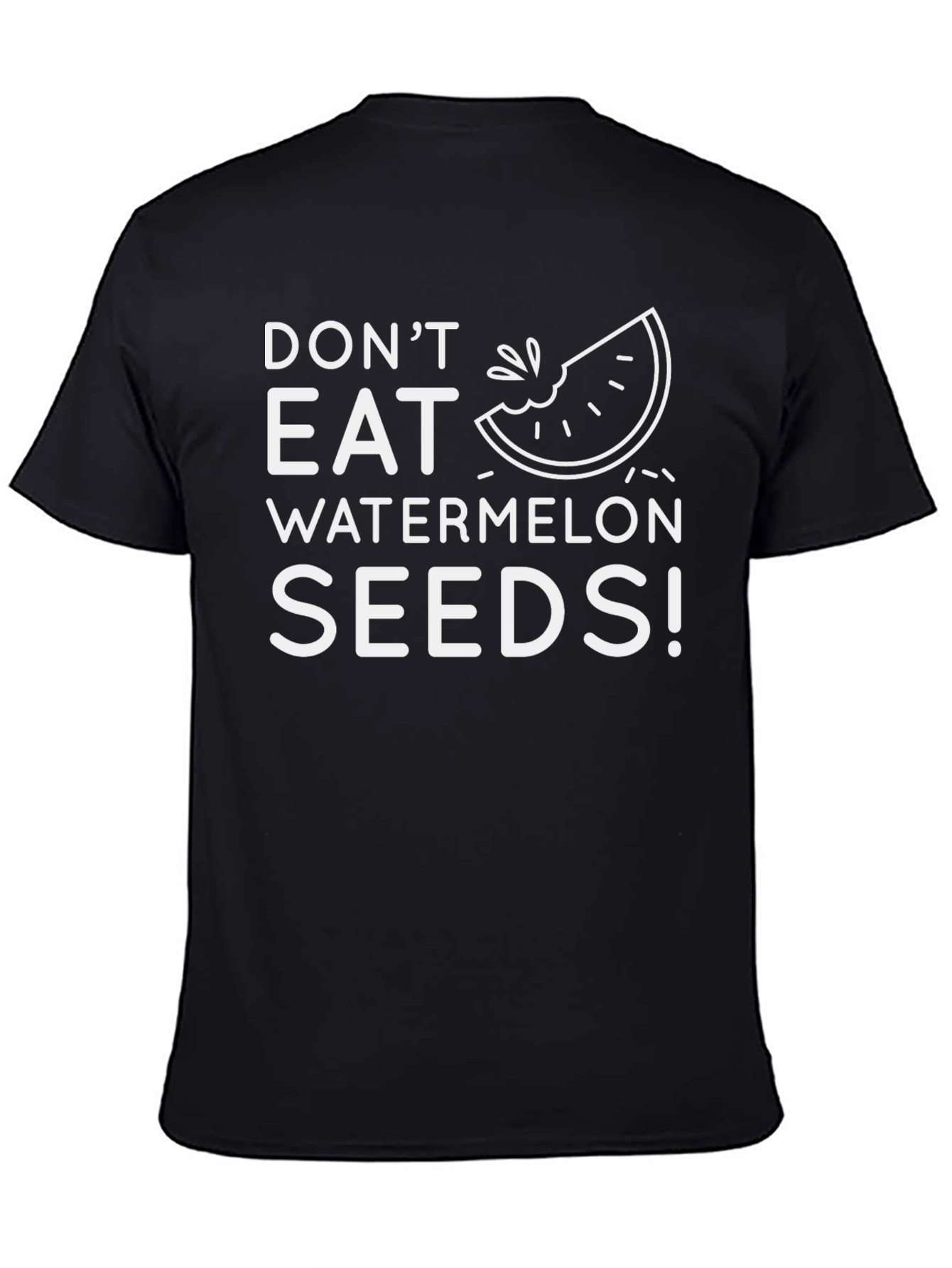 Black Don't Eat Watermelon Seeds Graphic Tee view 4