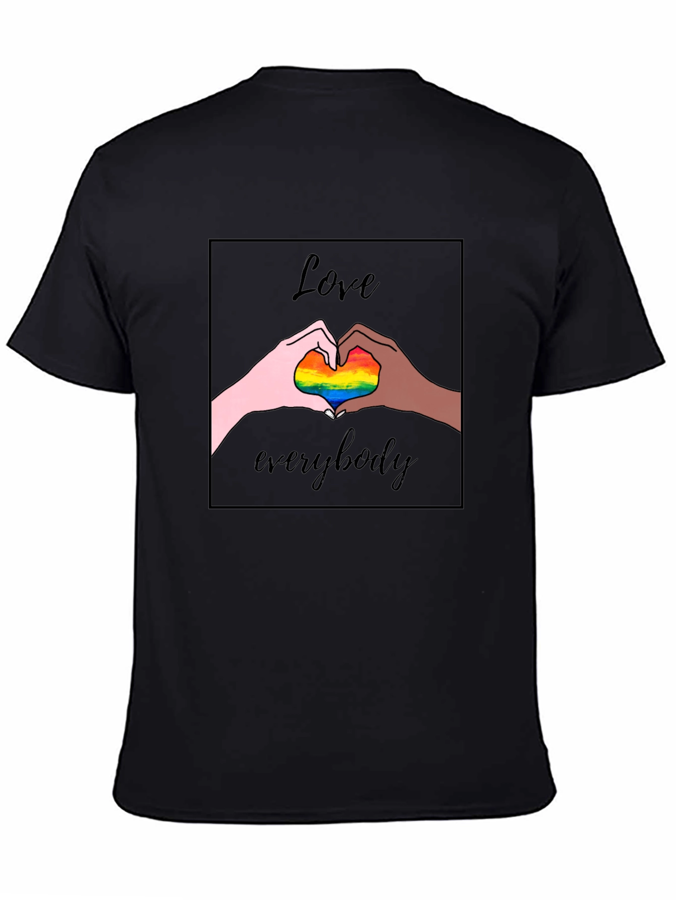Black Love Everybody Graphic Tee - Pride view 4