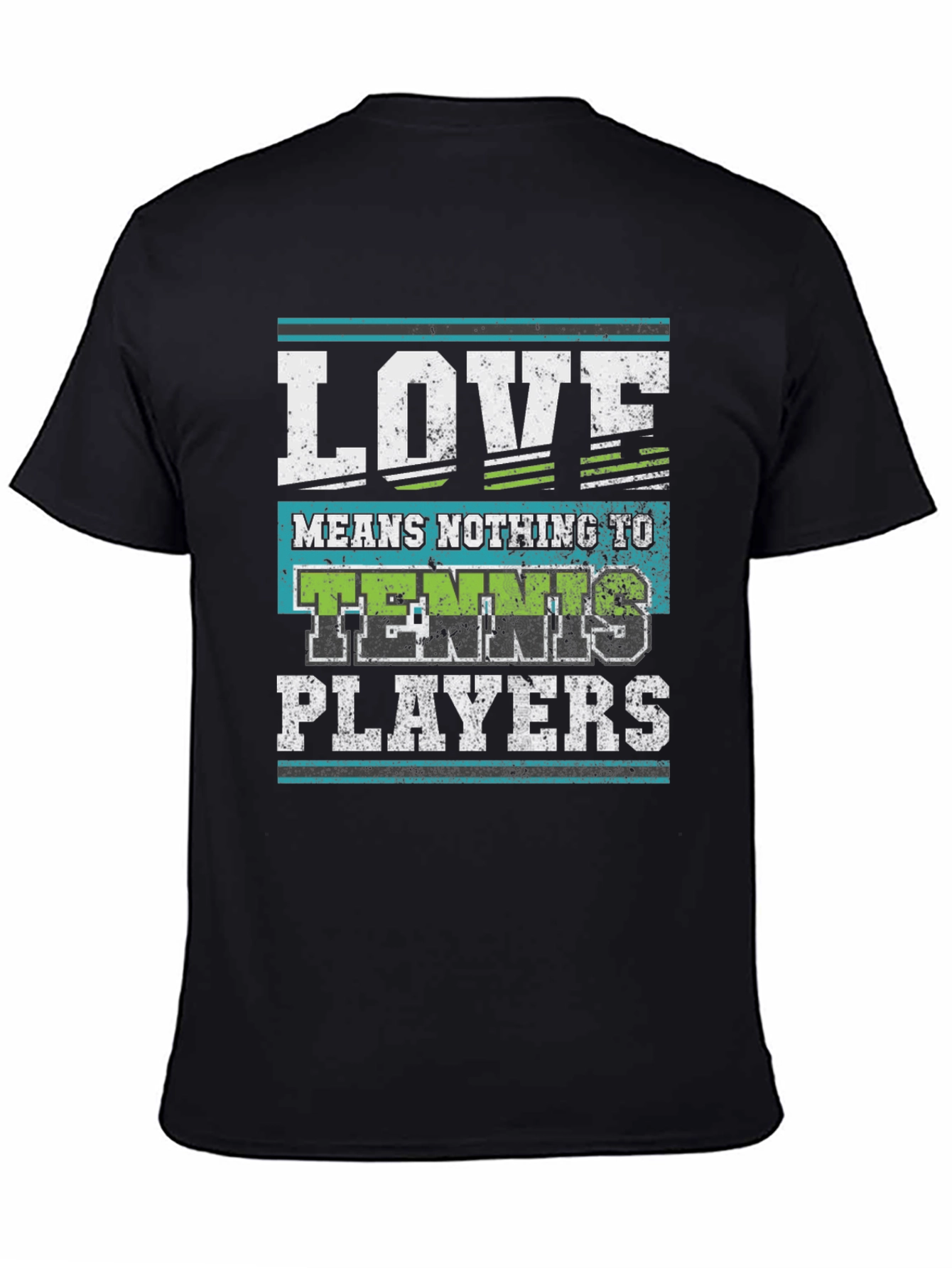 Black Love Means Nothing to Tennis Players T-Shirt view 4