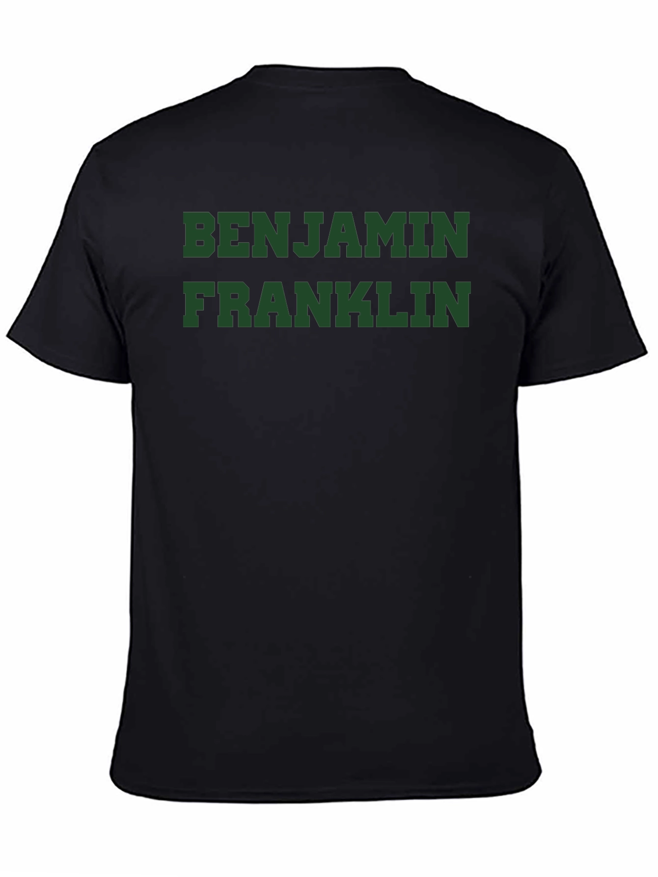 Black Benjamin Franklin Graphic T-Shirt view 4