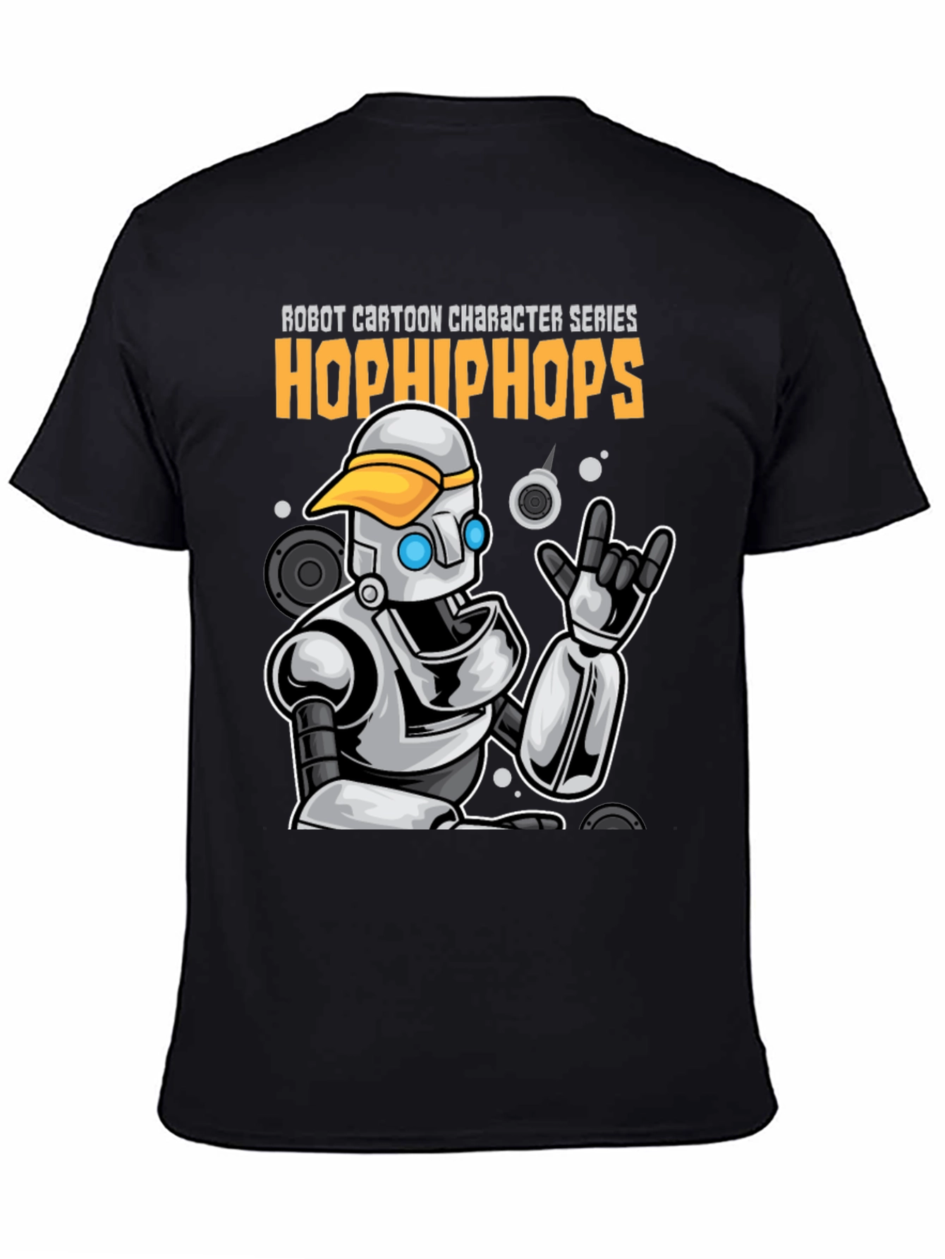 Robot Cartoon T-Shirt - Hop Hip Hops Series - 4