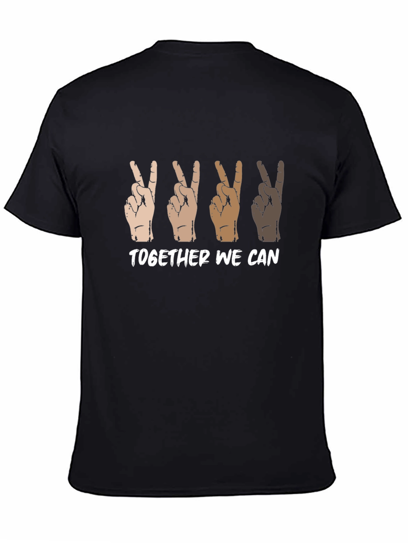 Black Together We Can Equality T-Shirt view 4