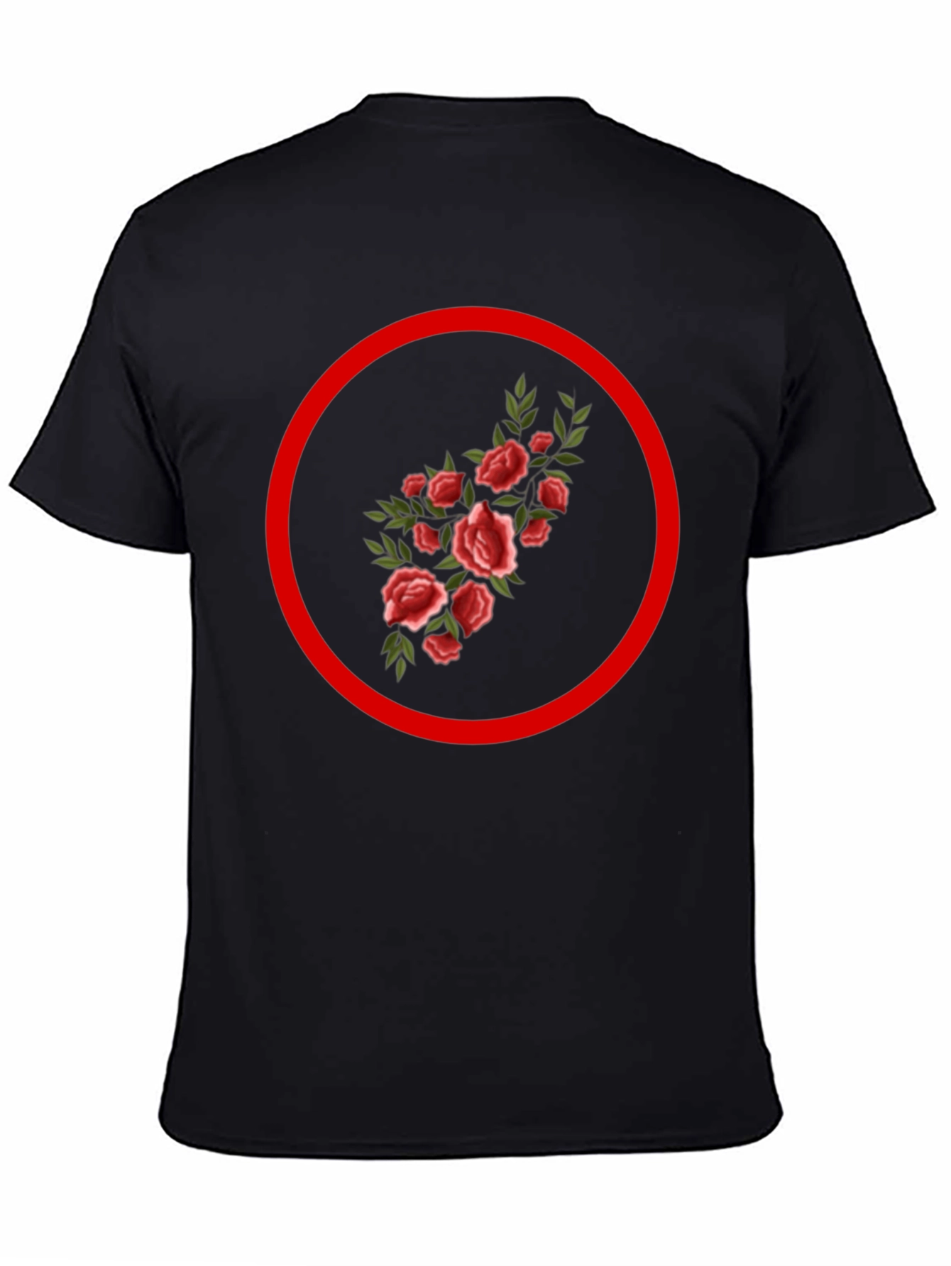 Floral Circle Graphic Tee - Trendy Streetwear - 4