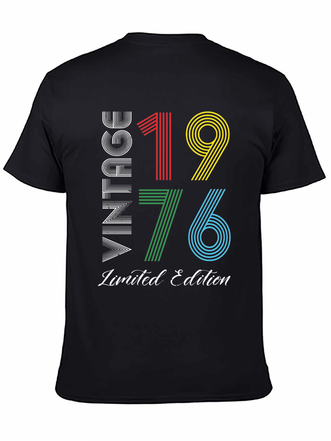 Black Vintage 1976 Limited Edition Graphic Tee view 4
