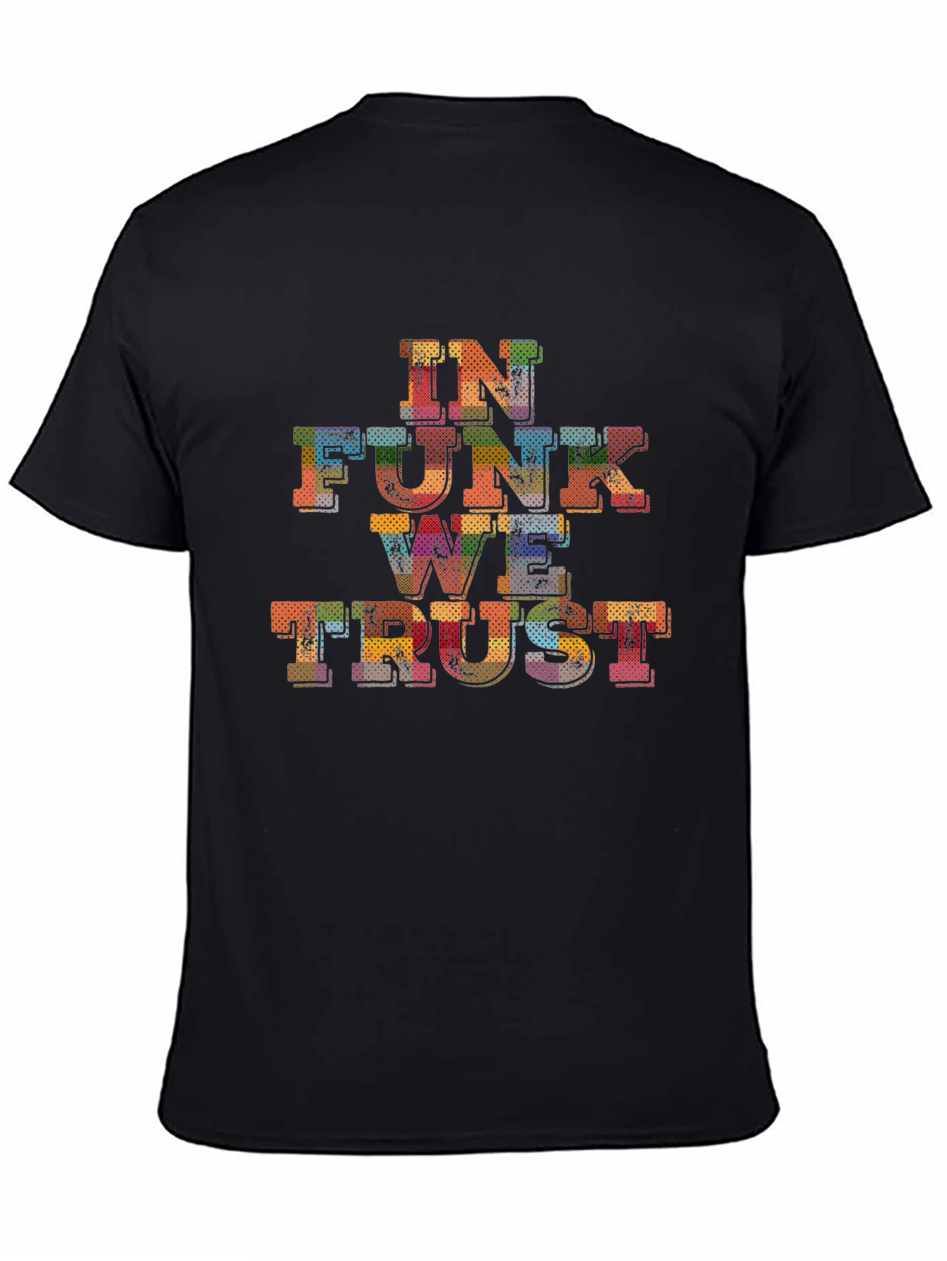 Black In Funk We Trust Graphic T-Shirt view 4